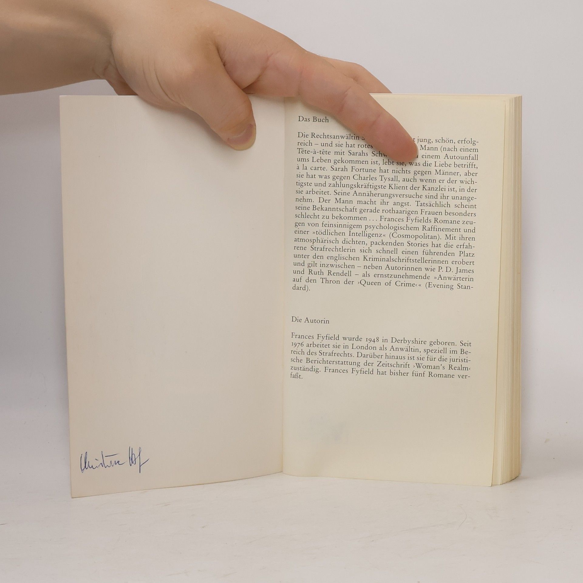 Frances Fyfield Schatten im Spiegel
