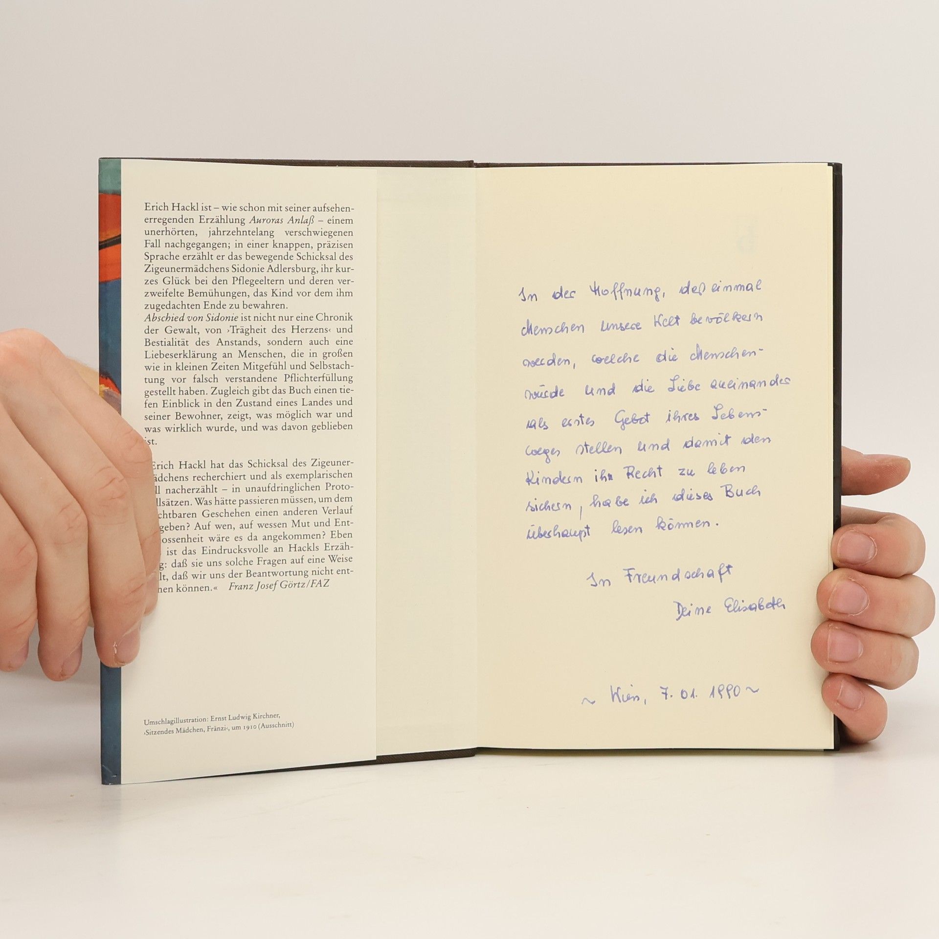 Erich Hackl Abschied von Sidonie