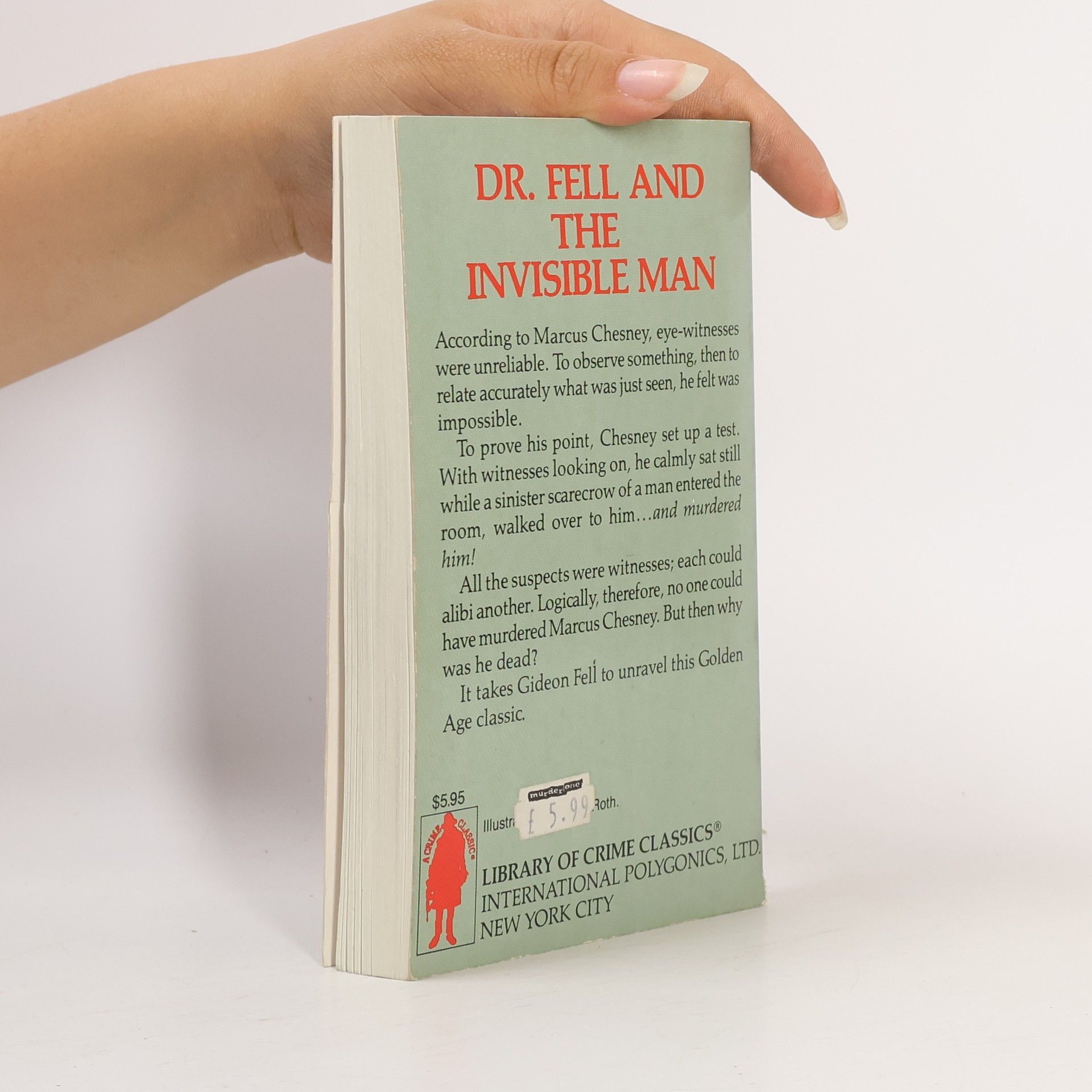 John Dickson Carr The problem of the green capsule