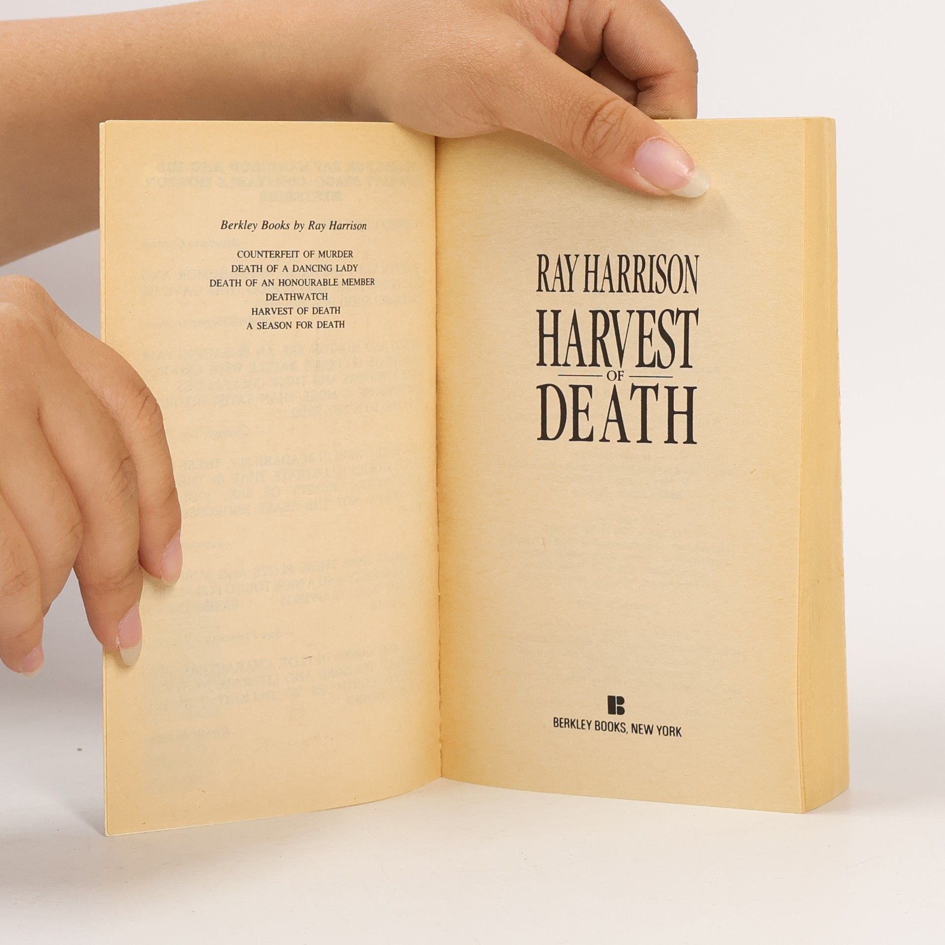 John Raymond Harrison Harvest of Death