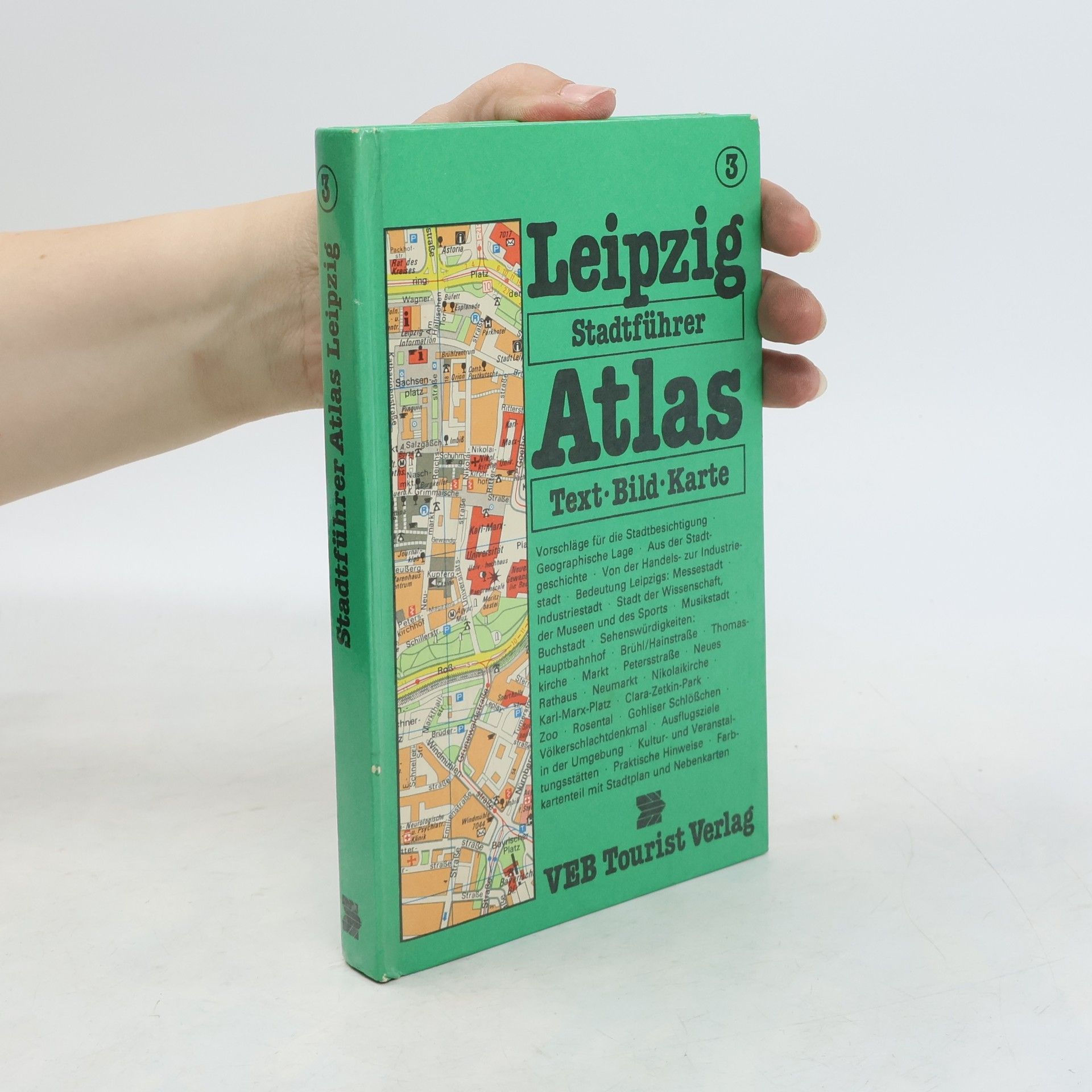 Walter Fellman Leipzig Stadtführer Atlas