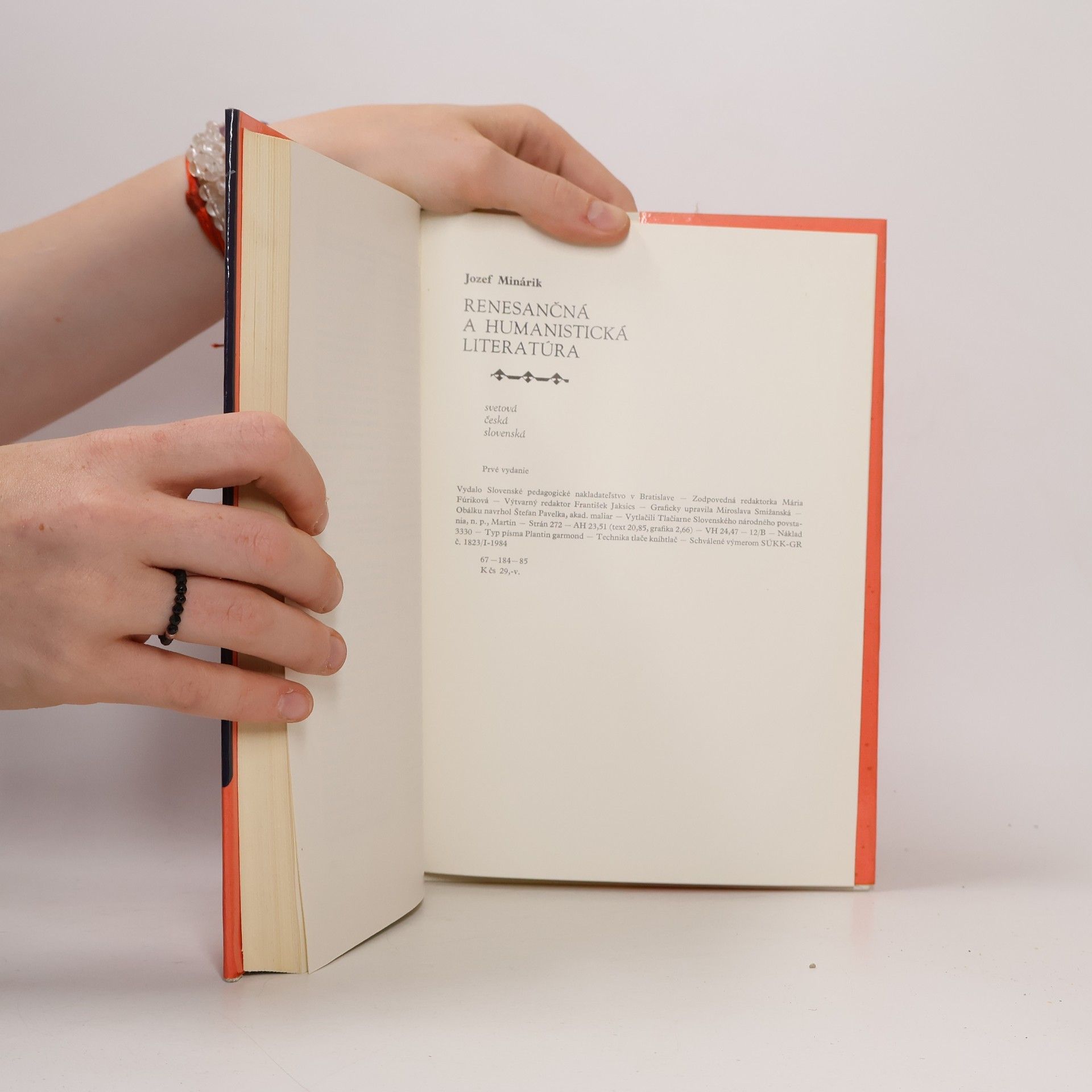 Jozef Minárik Renesančná a humanistická literatúra