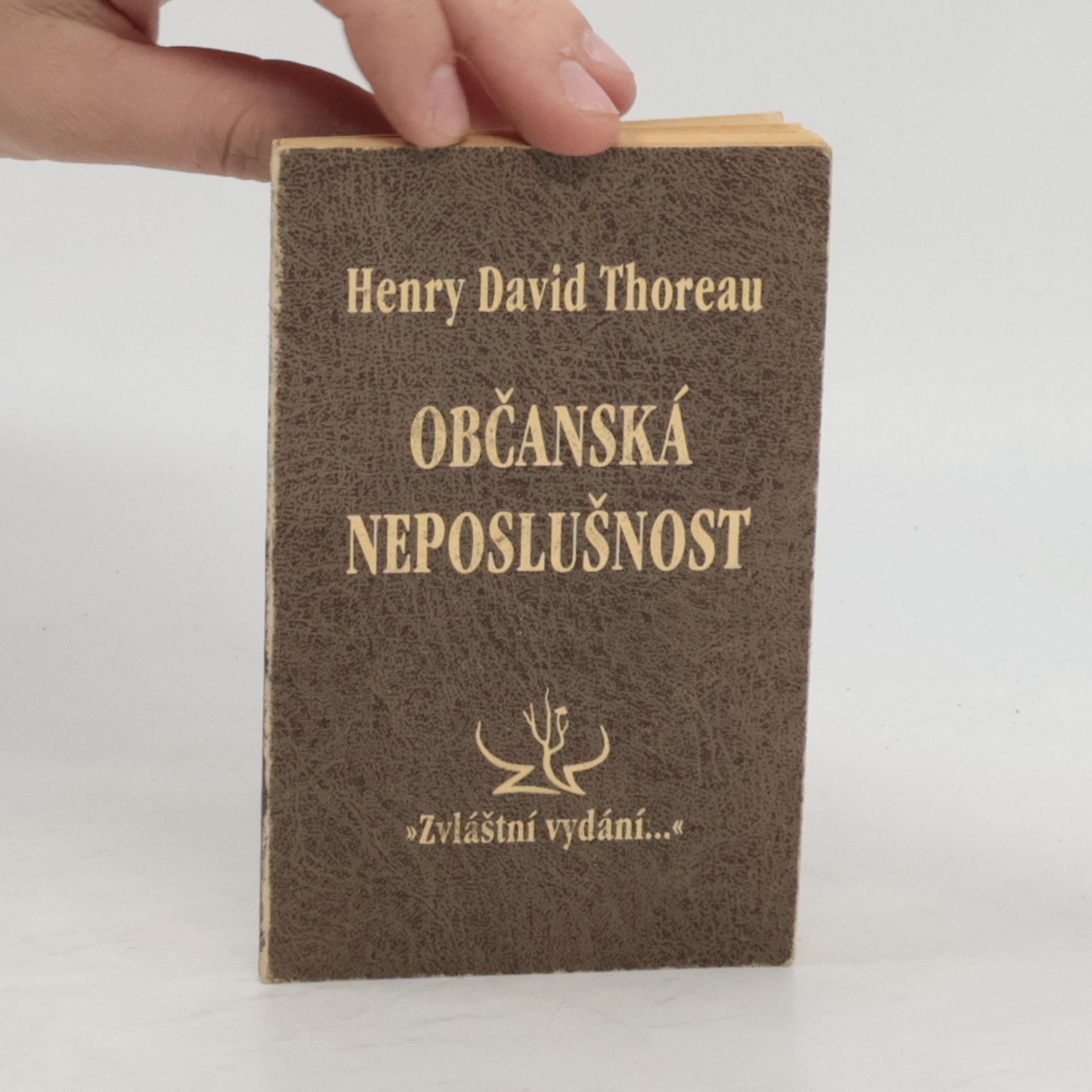 Henry David Thoreau Občanská neposlušnost