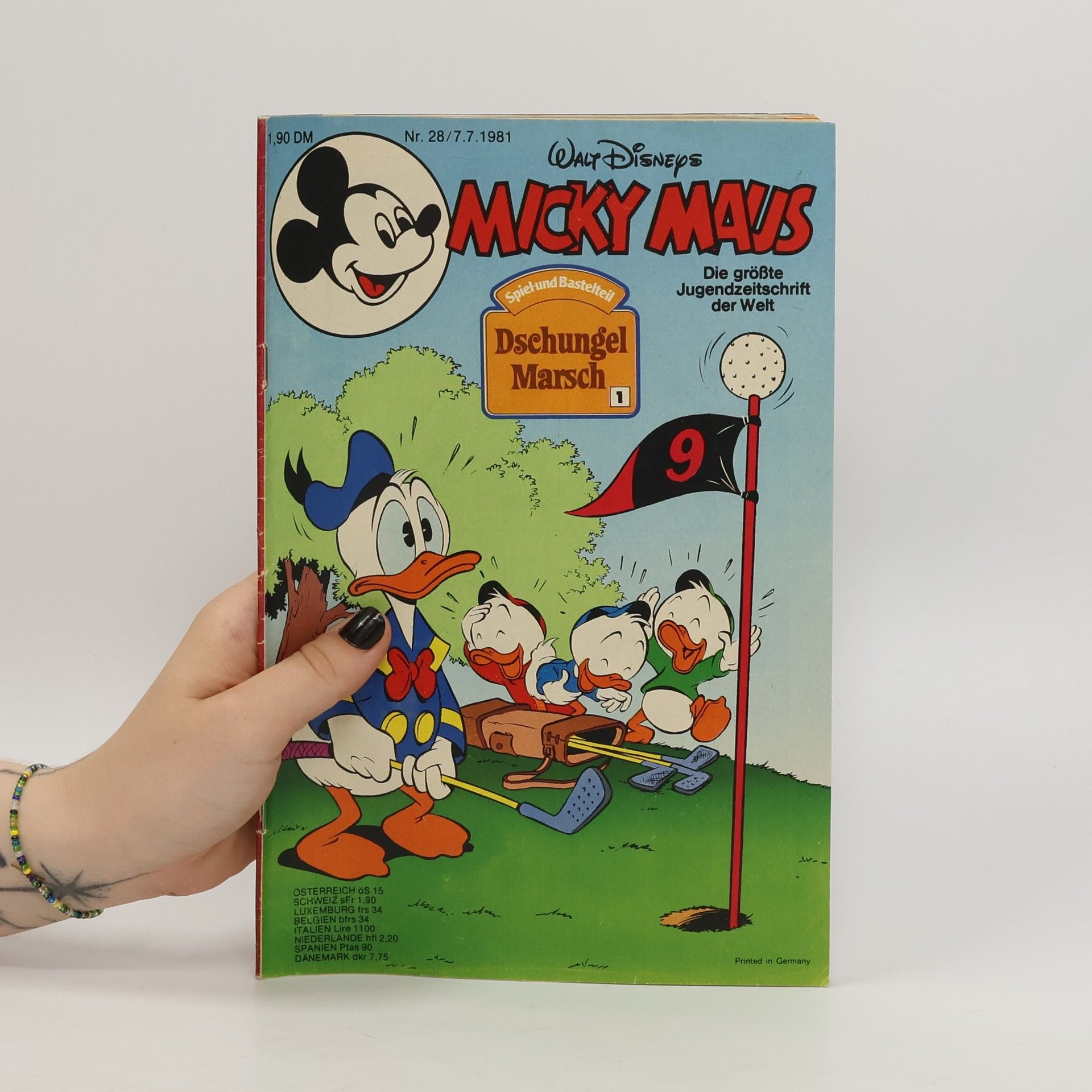 Walt Disney Micky Maus Nr. 28. 7/1981