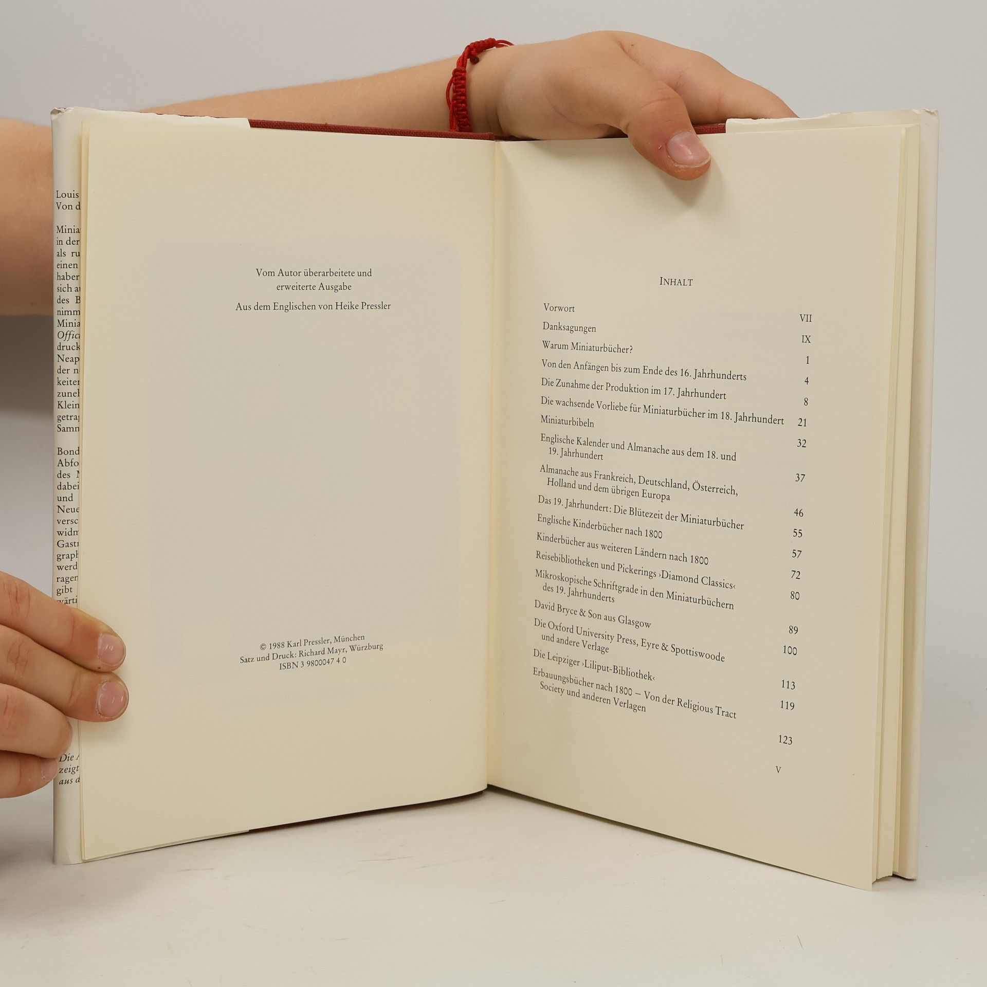 Louis Wolfgang Bondy Miniaturbücher. Von den Anfängen bis heute