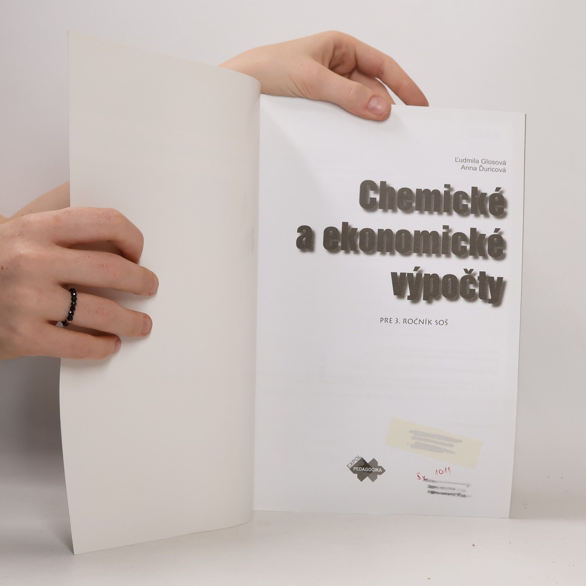 Anna Ďuricová Chemické a ekonomické výpočty pre 3. ročník SOŠ 2.vydanie