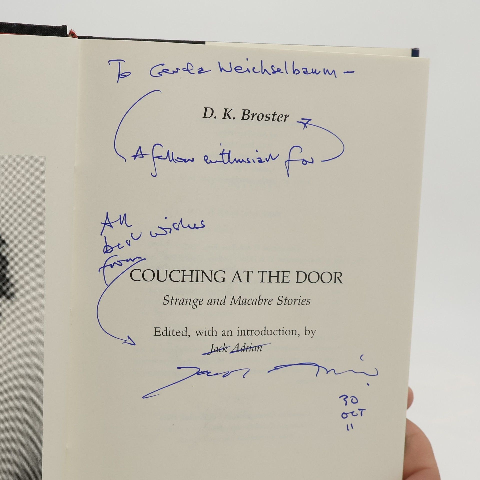 Dorothy Kathleen Broster Couching at the Door