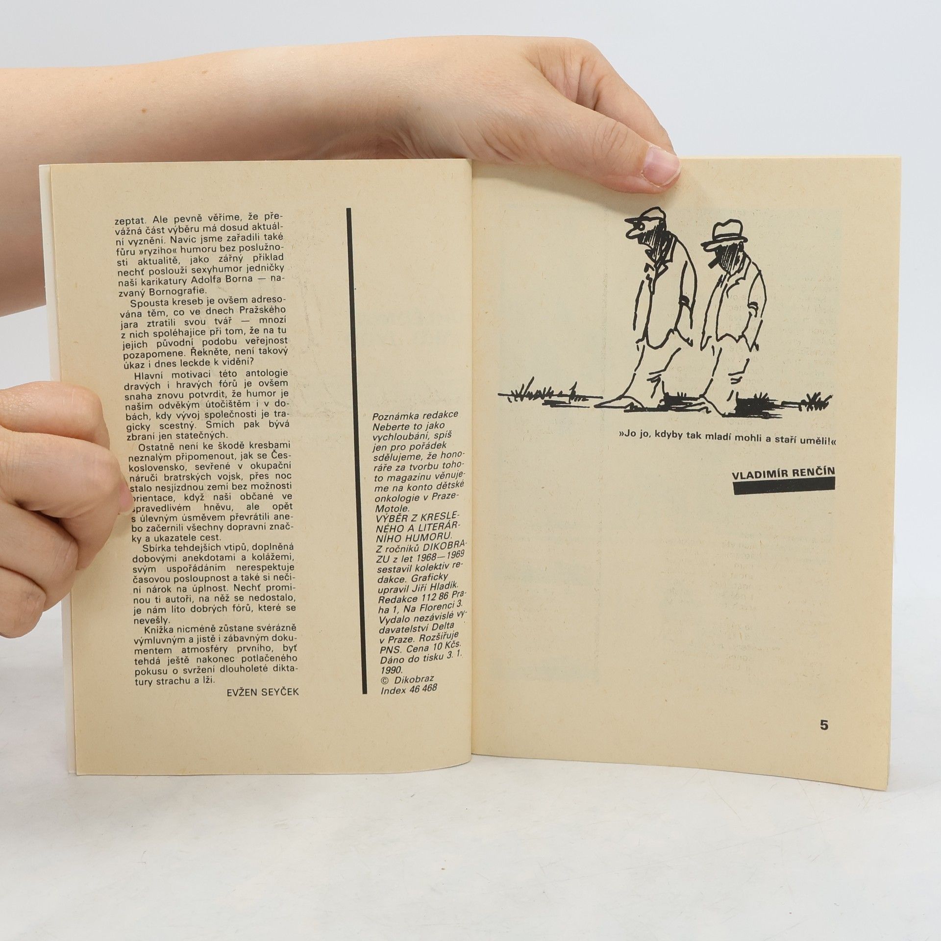 Kolektív autorov Dikobraz. Výběr z kresleného a literárního humoru 1968-1969