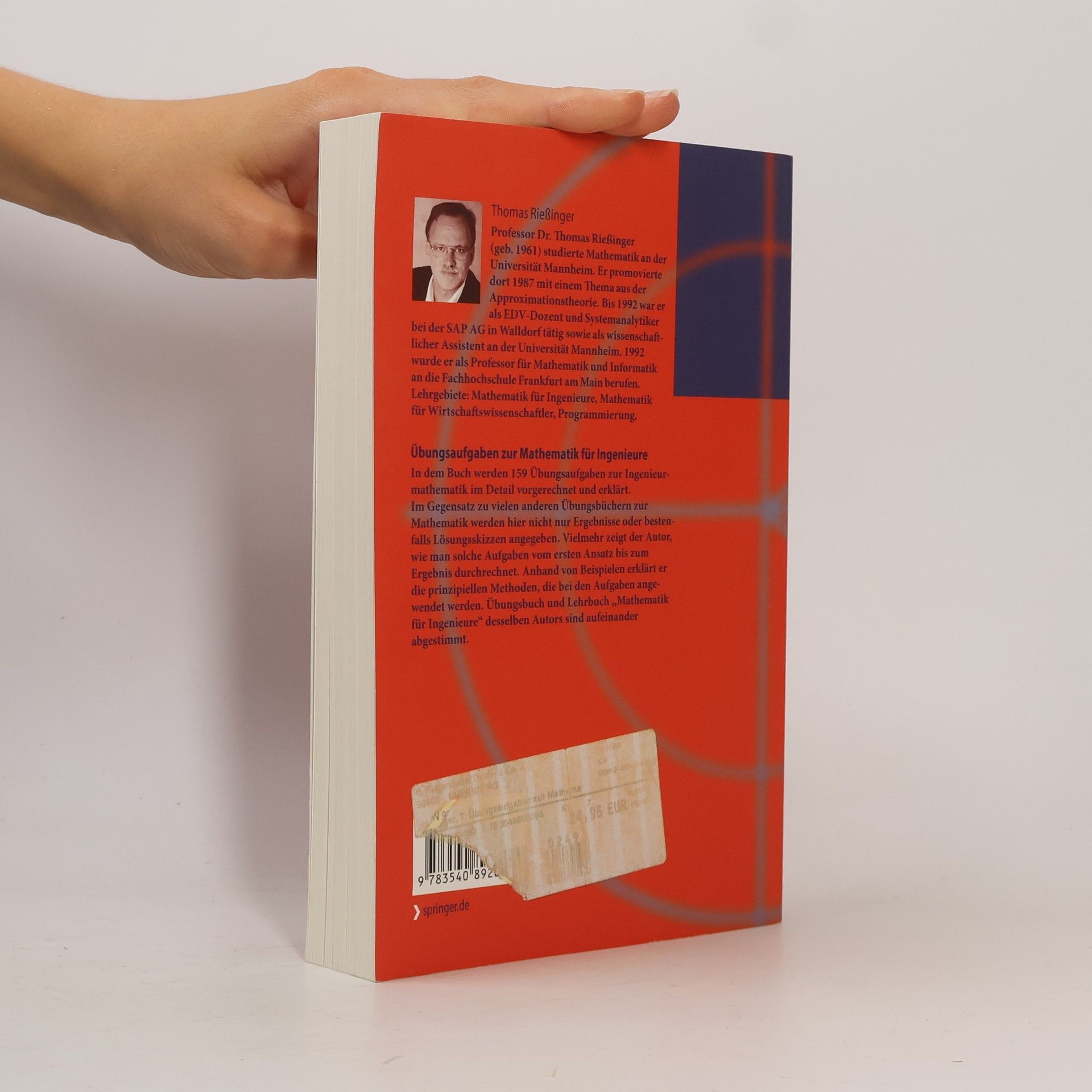 Thomas Rießinger Springer-Lehrbuch: Übungsaufgaben zur Mathematik für Ingenieure