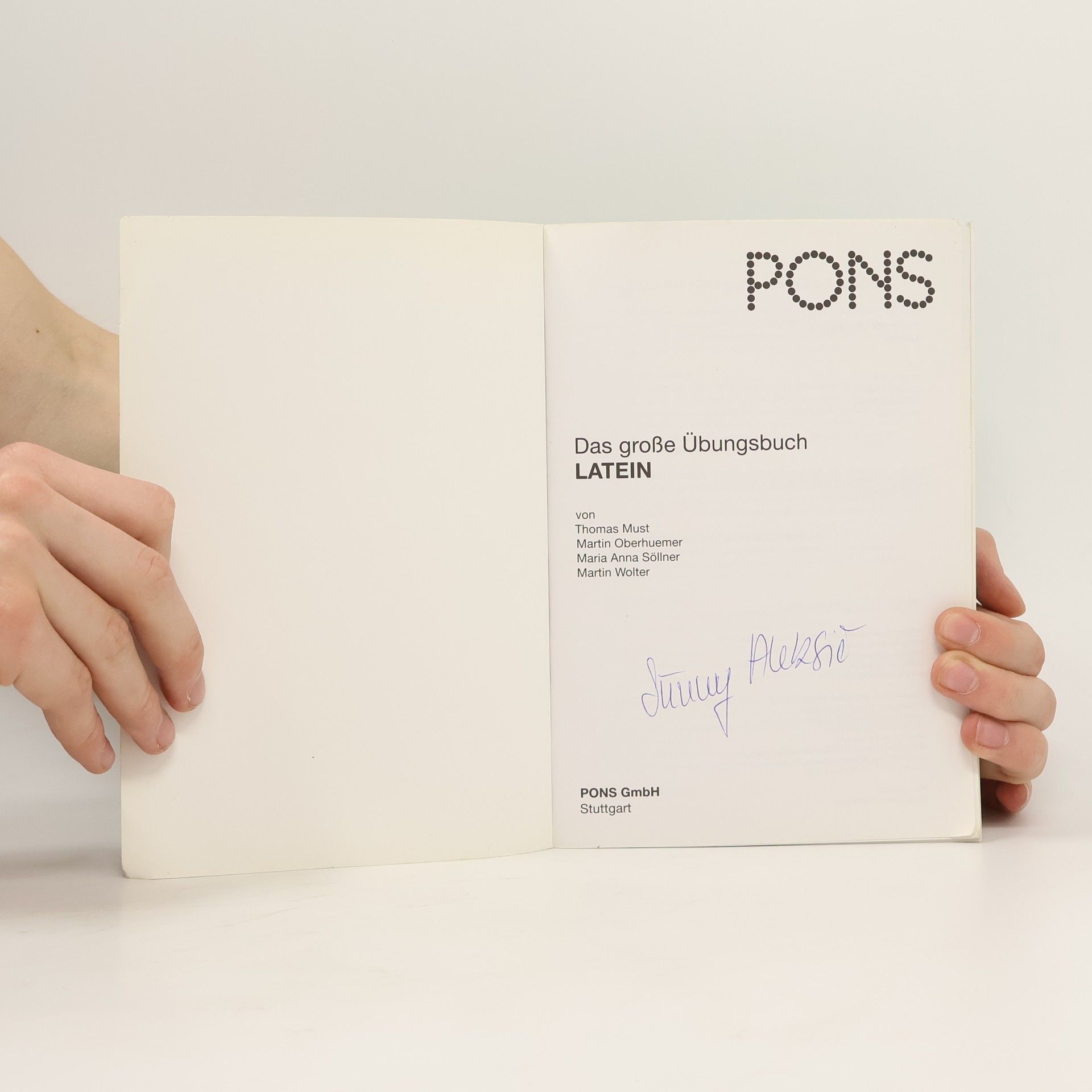Thomas Must PONS Das große Übungsbuch Latein