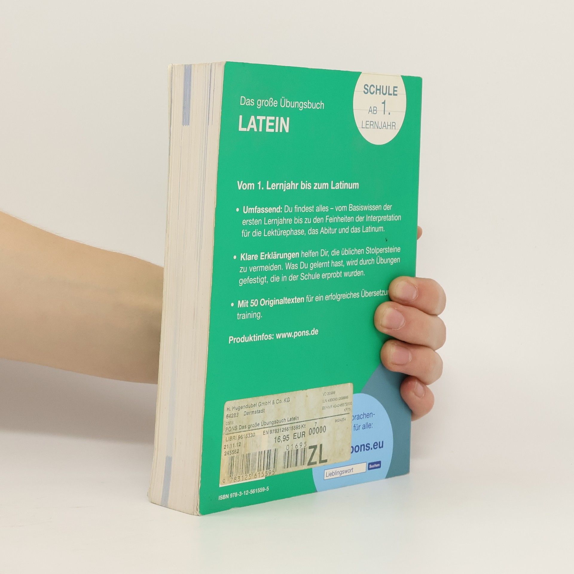 Thomas Must PONS Das große Übungsbuch Latein