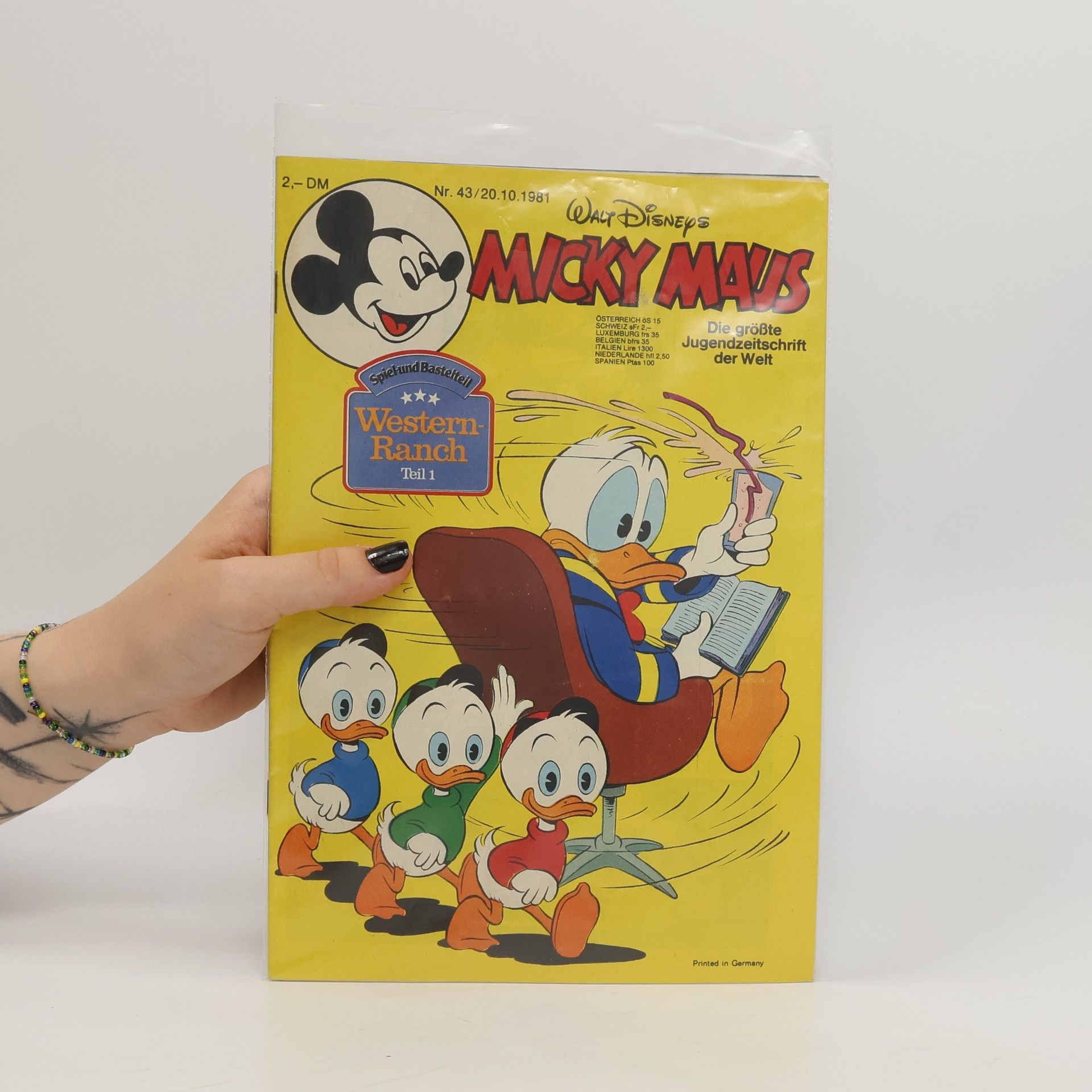 Walt Disney Micky Maus 43/ 1981