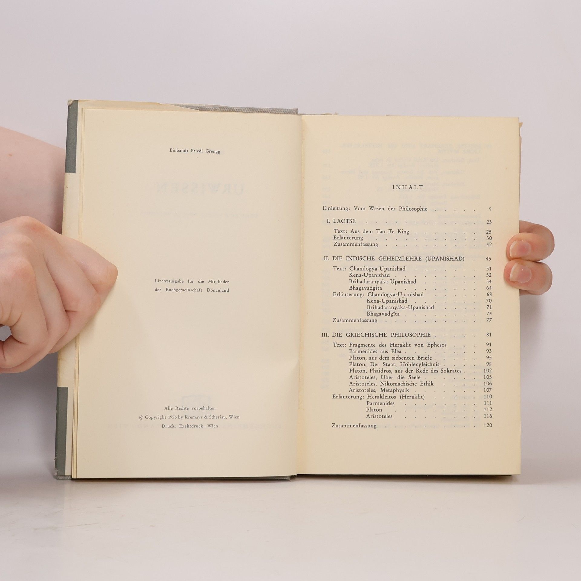 Hans Riehl Urwissen. Wege zum Guell. Ewiger Weisheit