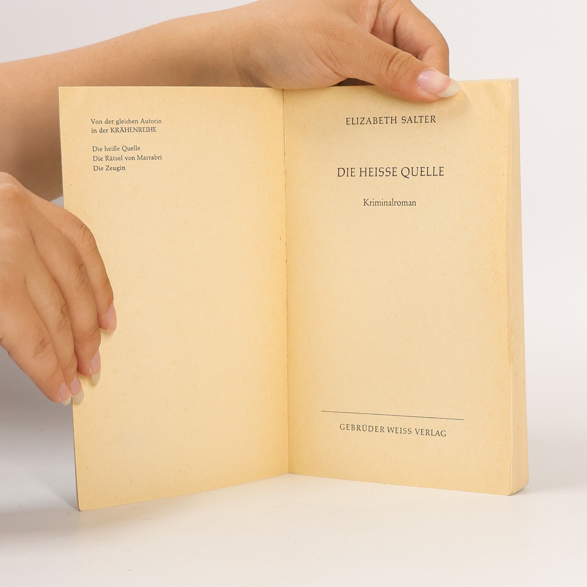 Elizabeth Salter Die heiße Quelle