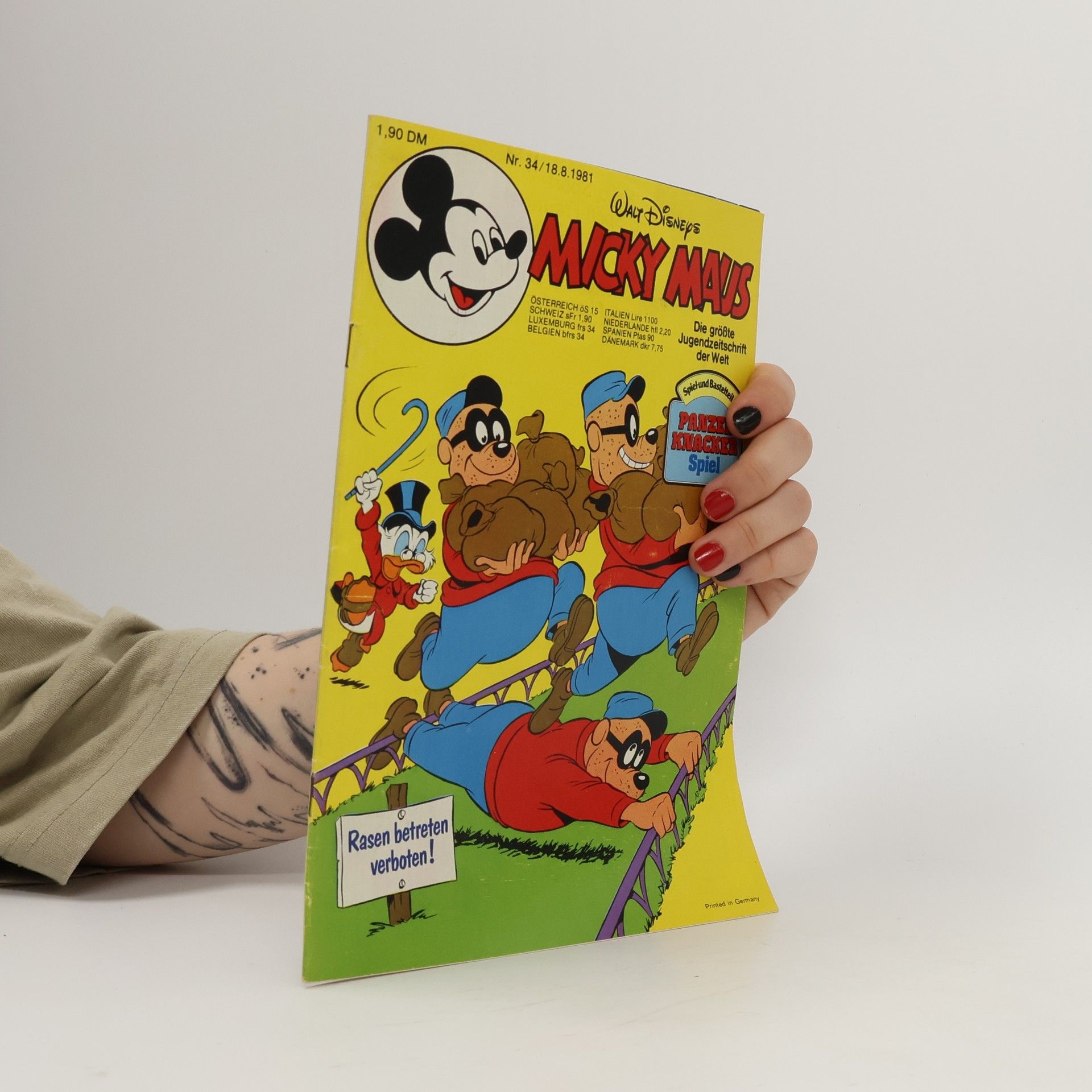 Walt Disney Micky Maus 34/1981