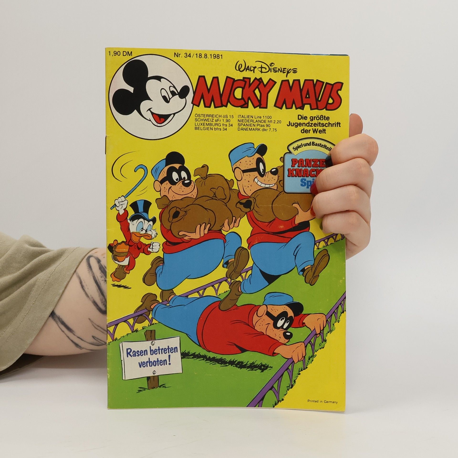 Walt Disney Micky Maus 34/1981