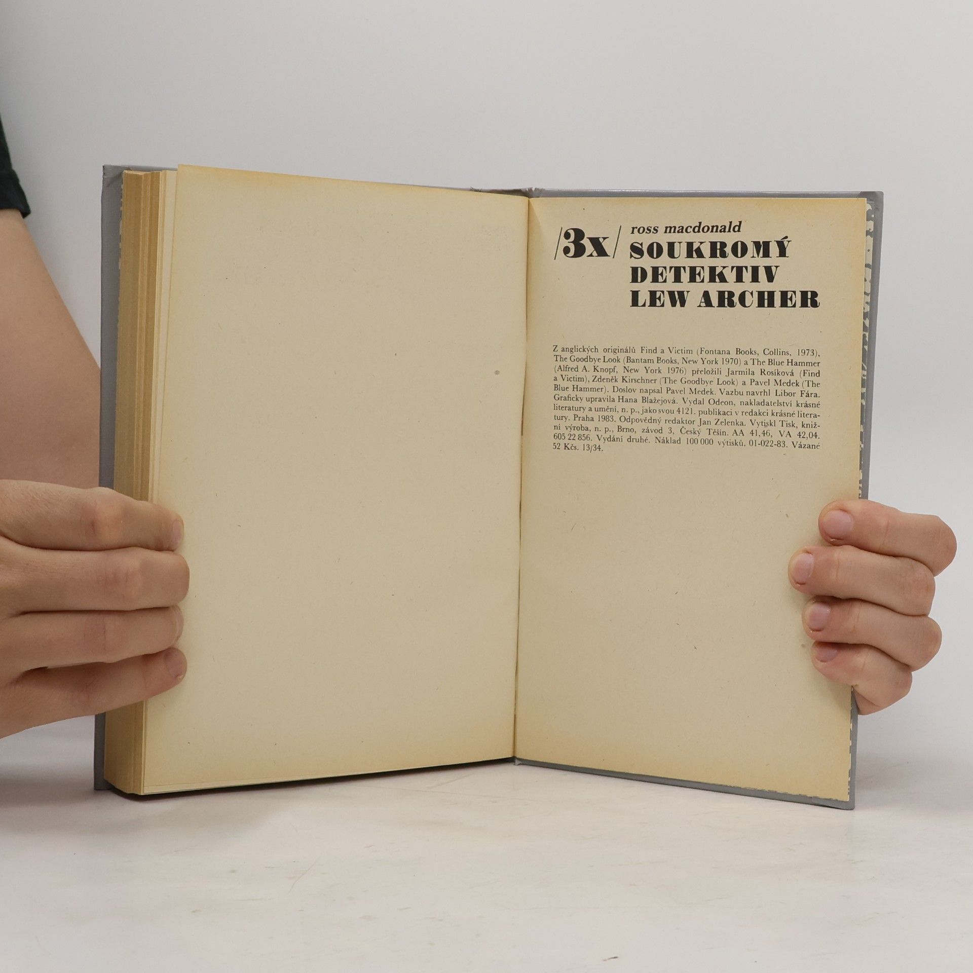 Ross Macdonald Třikrát soukromý detektiv Lew Archer
