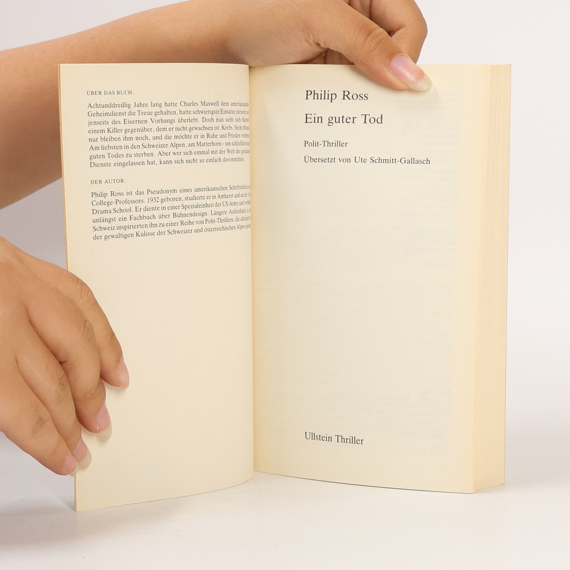 Philip Ross Ullstein Taschenbuch: Ein guter Tod