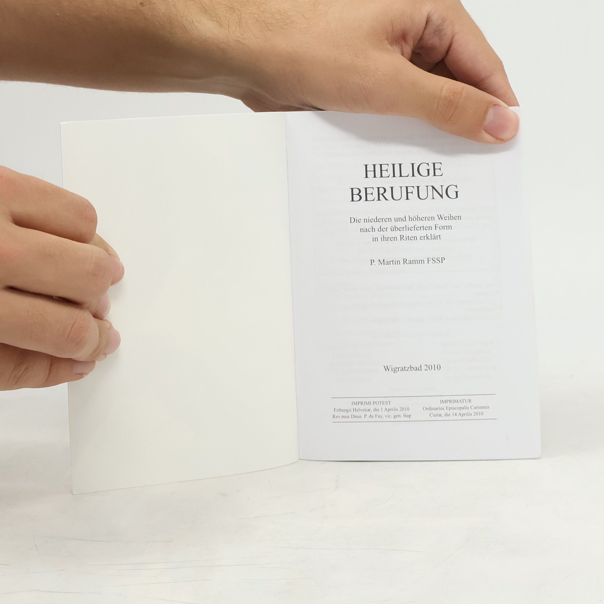 P. Martin Ramm Heilige Berufung