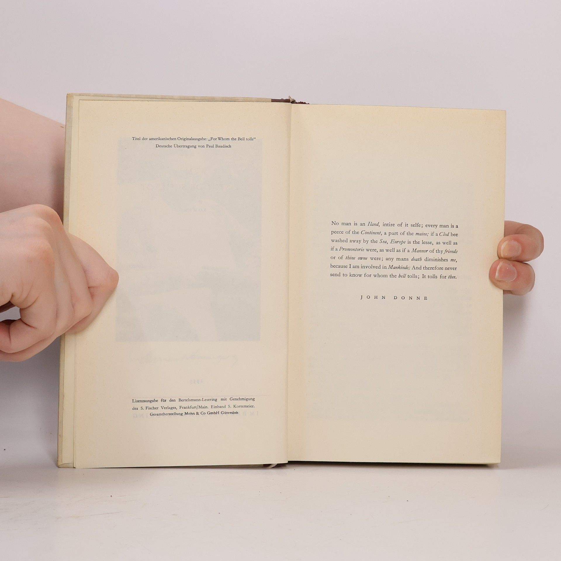 Ernest Hemingway Wem die Stunde schlägt