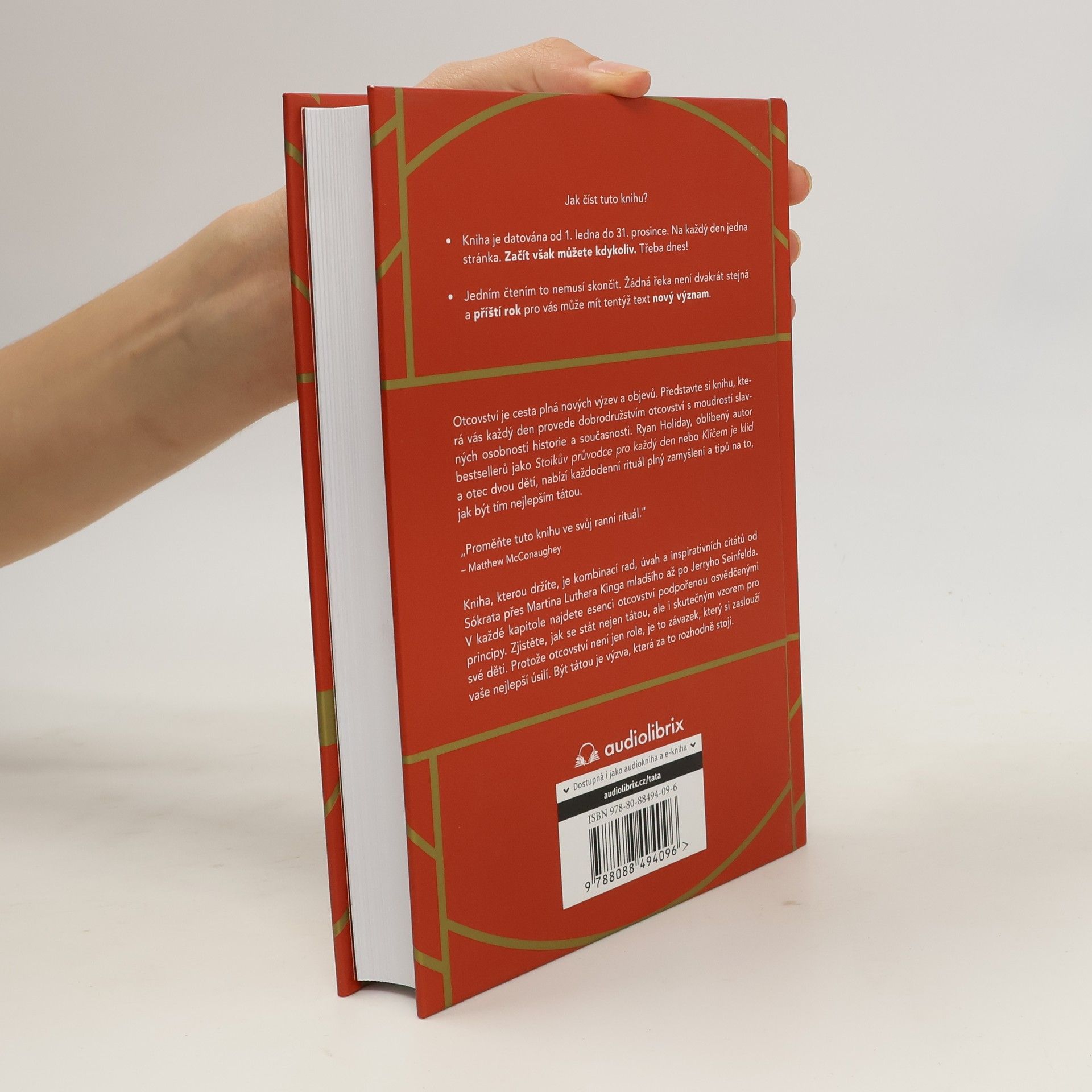 Ryan Holiday Tátou každý den - 366 zamyšlení o rodičovství, výchově a lásce k dětem