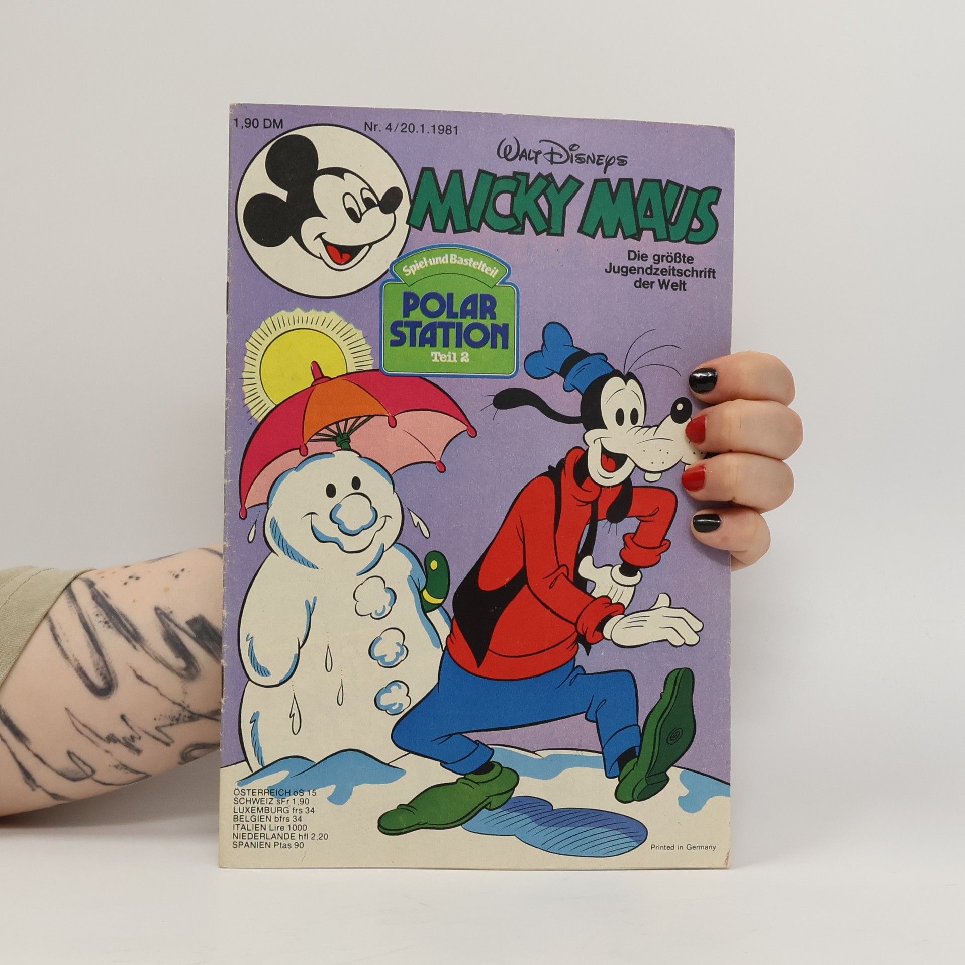 Collectif d'auteurs Micky Maus 4/1981