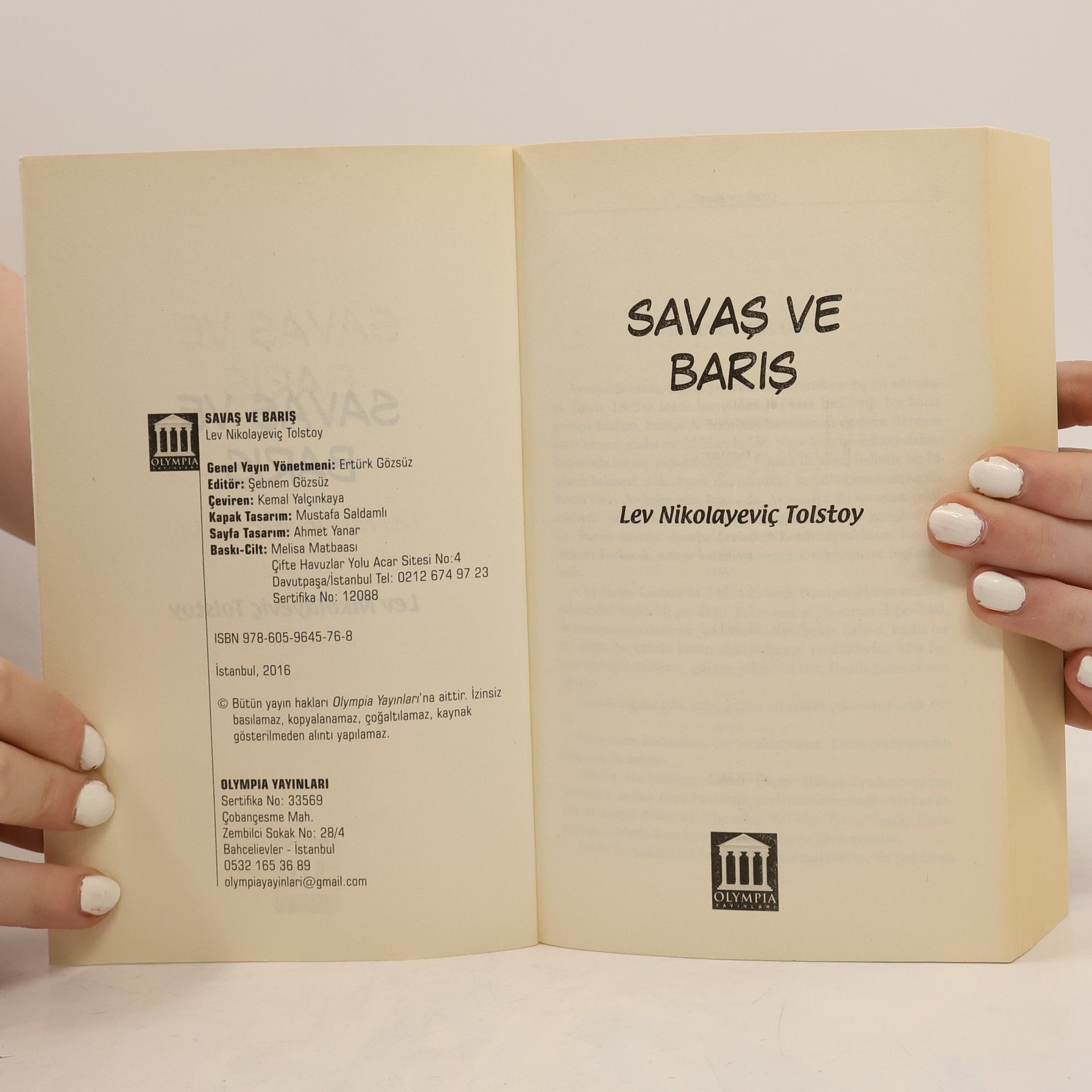 Lew Nikolajewitsch Tolstoi Savaş ve Barış