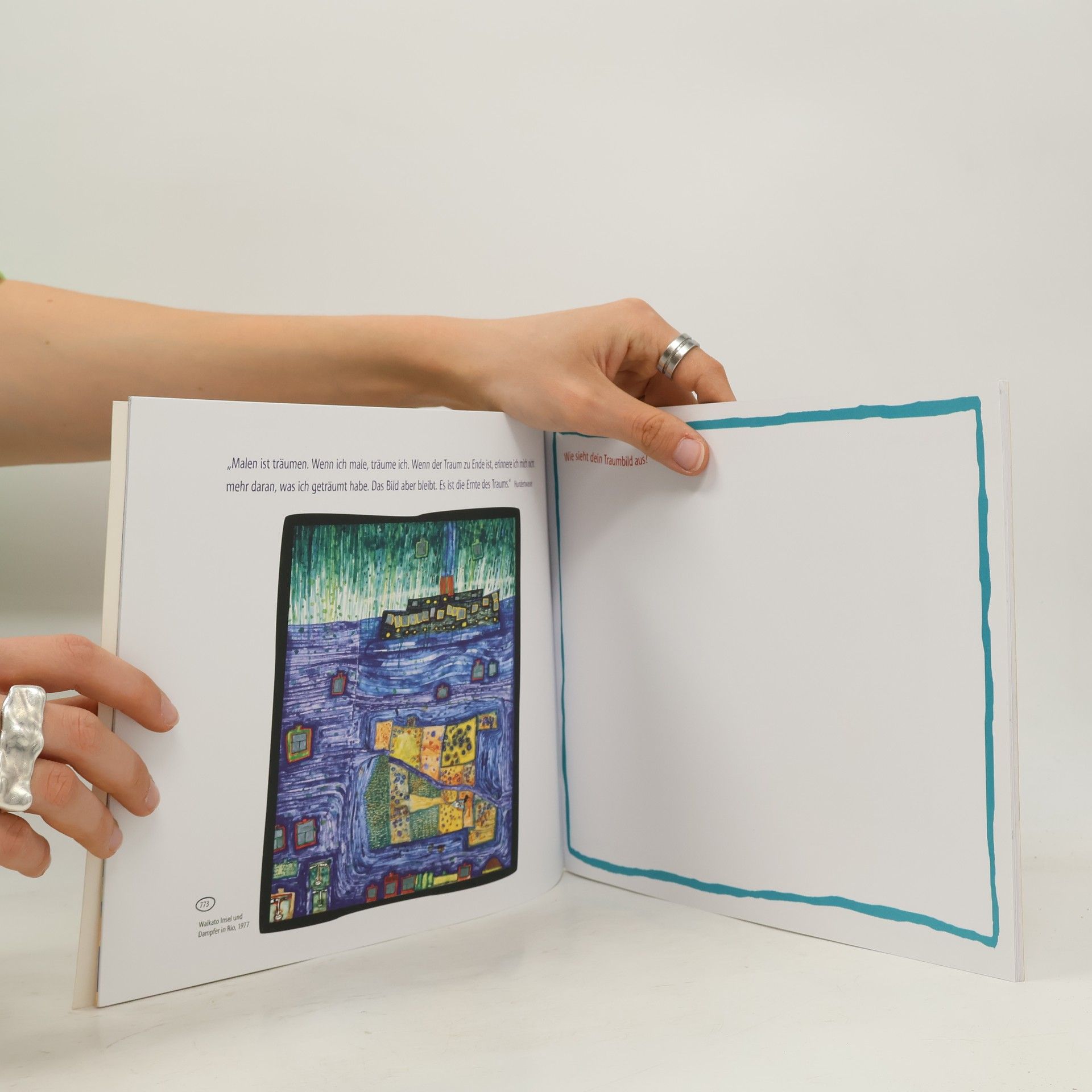 Mein Kunst-Malbuch - Phantasiereisen mit Hundertwasser
