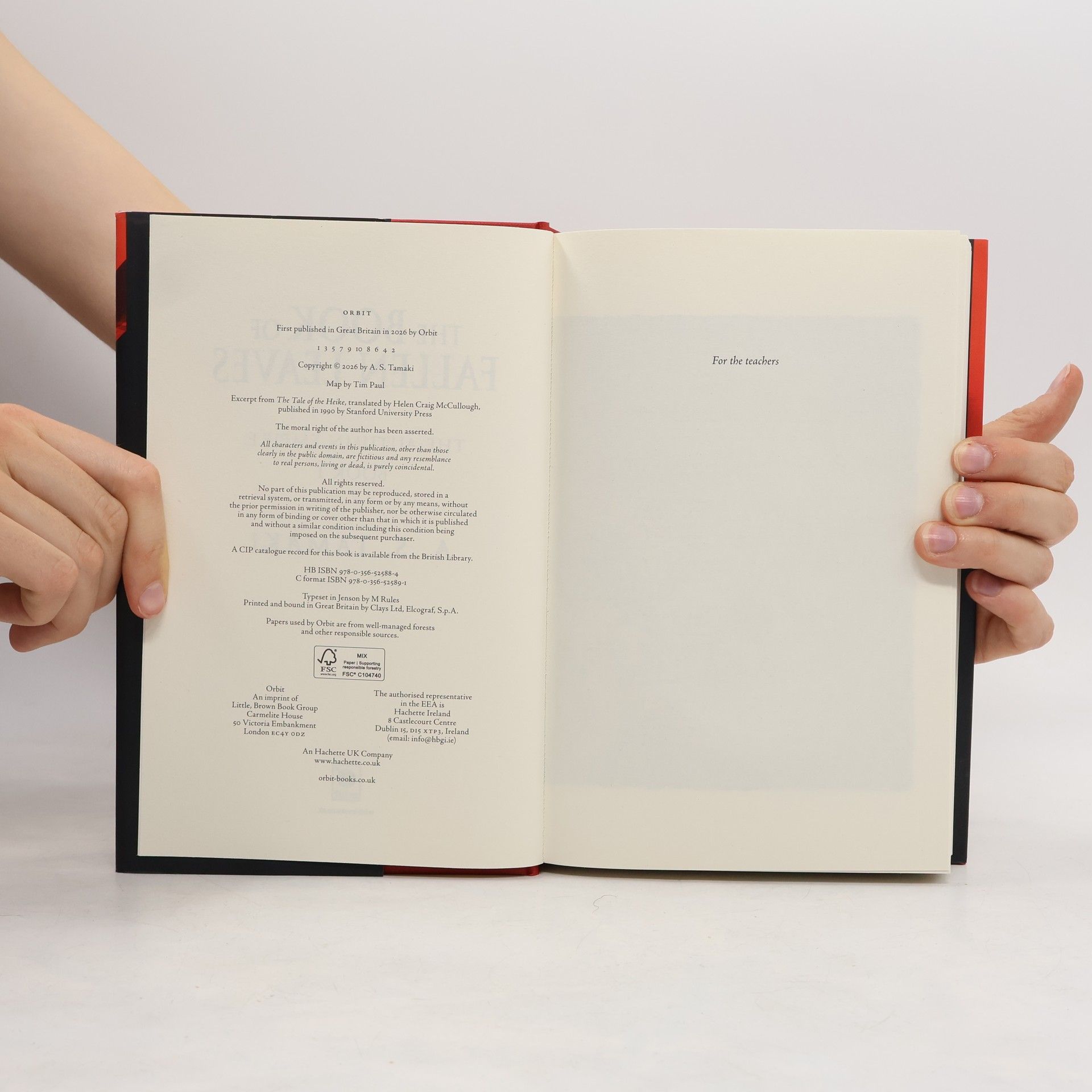 A. S. Tamaki The Book of Fallen Leaves 1