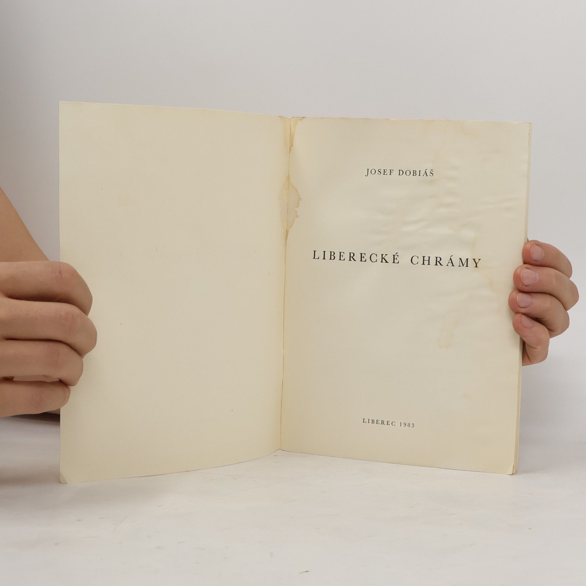 Josef Dobiáš Liberecké chrámy