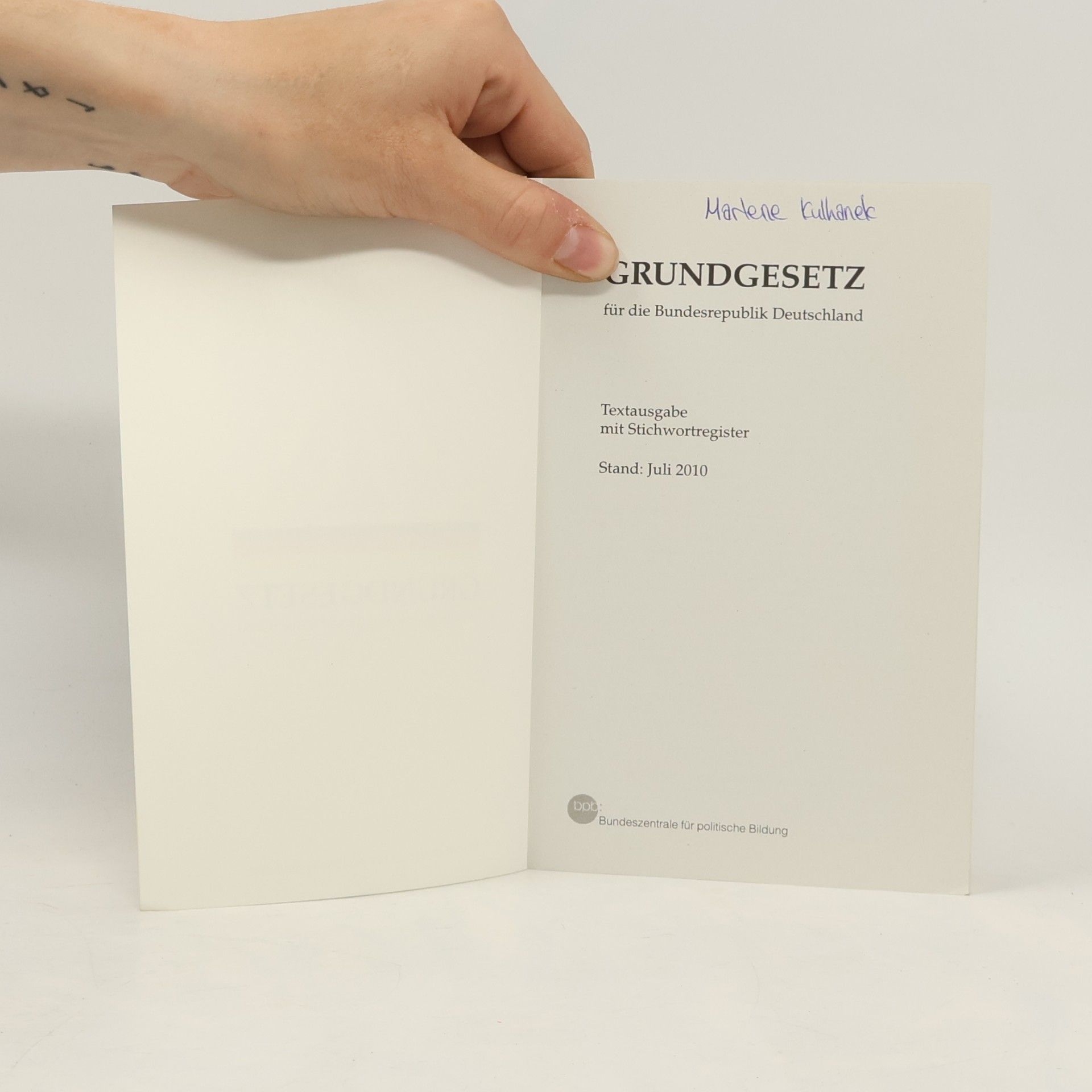 Autorenkollektiv Grundgesetz für die Bundesrepublik Deutschland