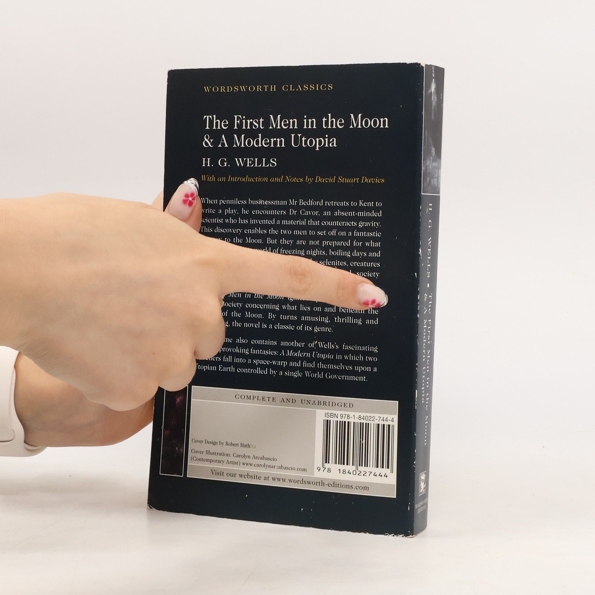 H. G. Wells The First Men in the Moon and A Modern Utopia