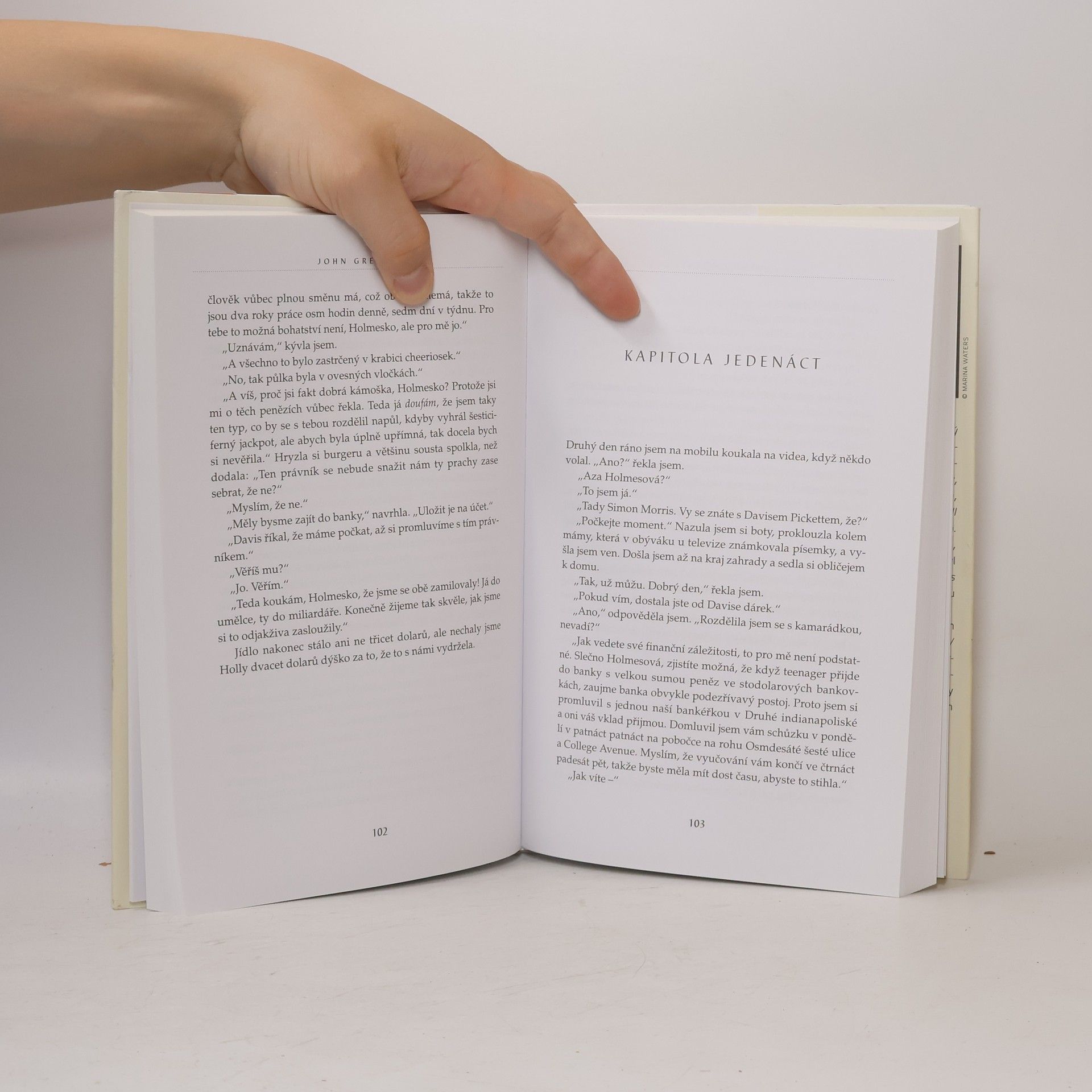 John Green Jedna želva za druhou