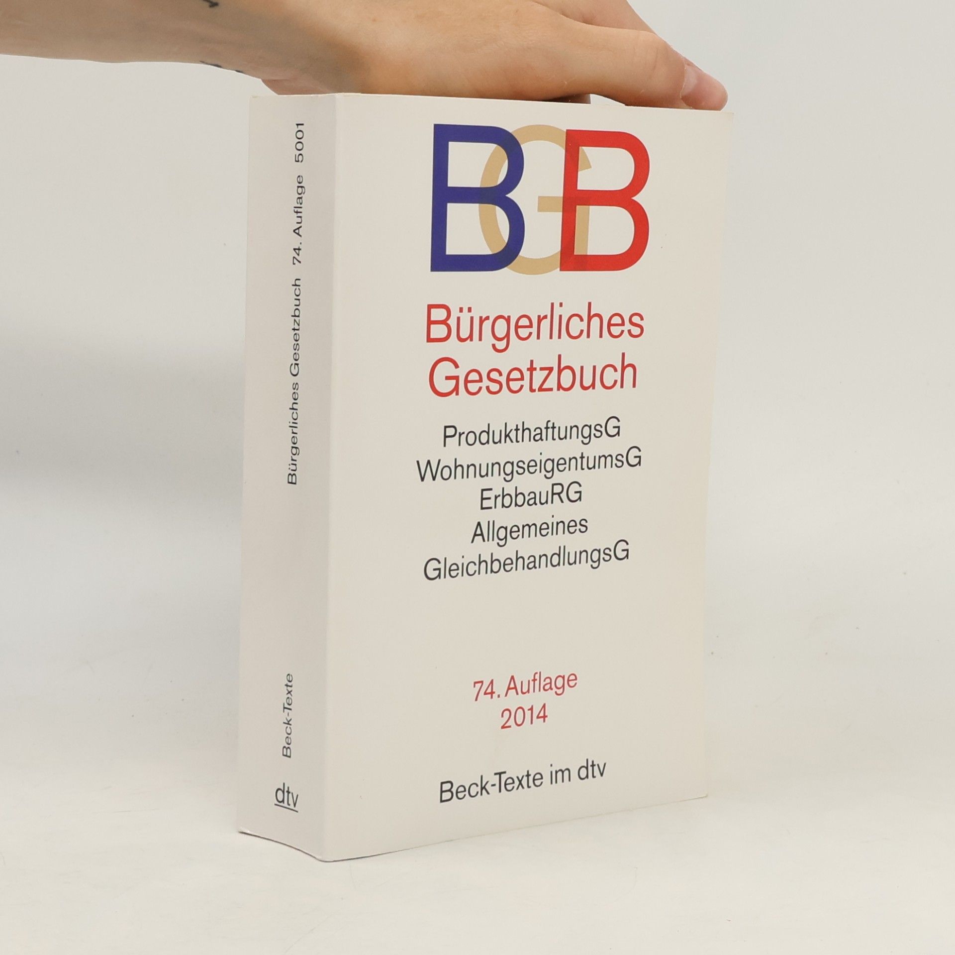 Helmut Köhler Bürgerliches Gesetzbuch 74