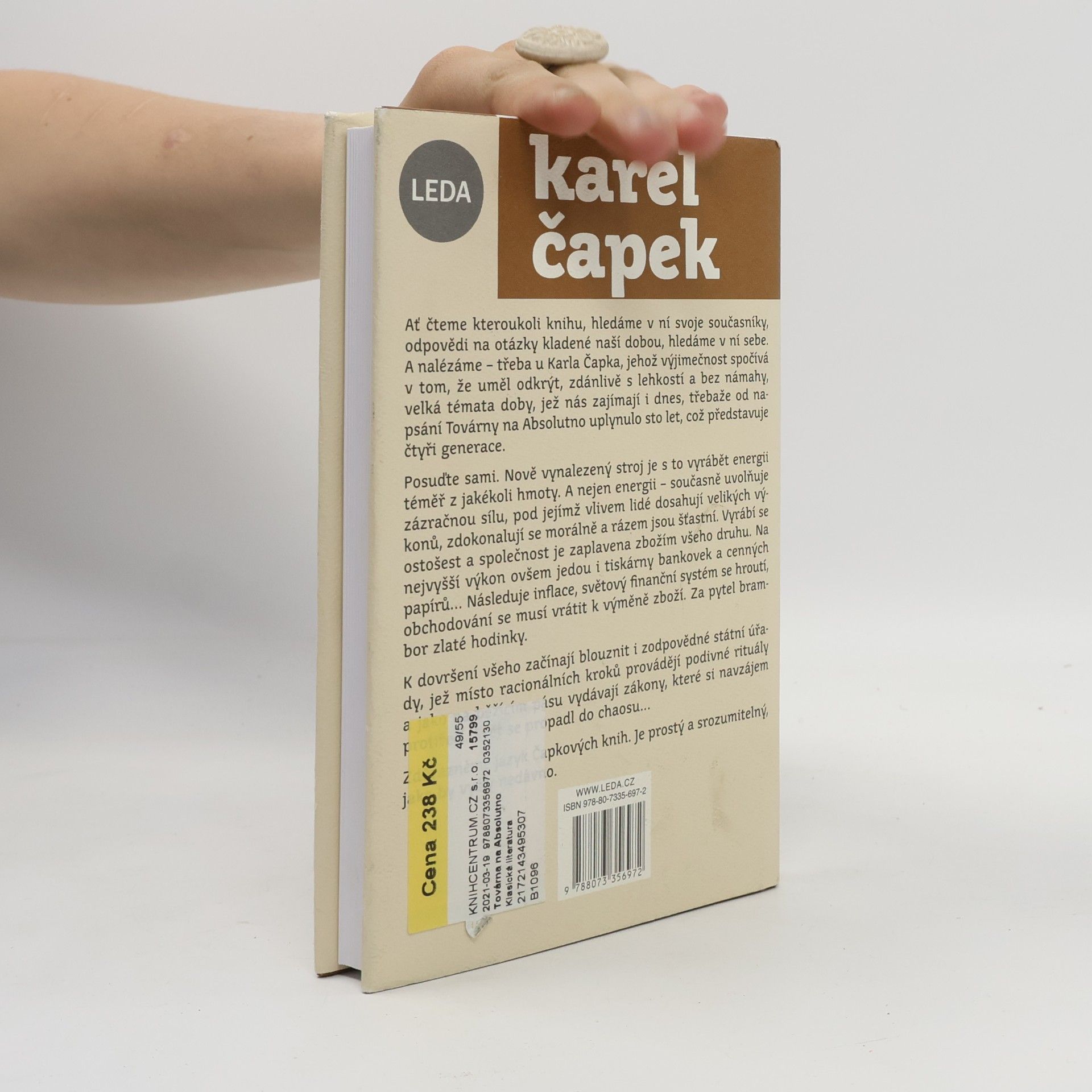 Karel Čapek Továrna na Absolutno