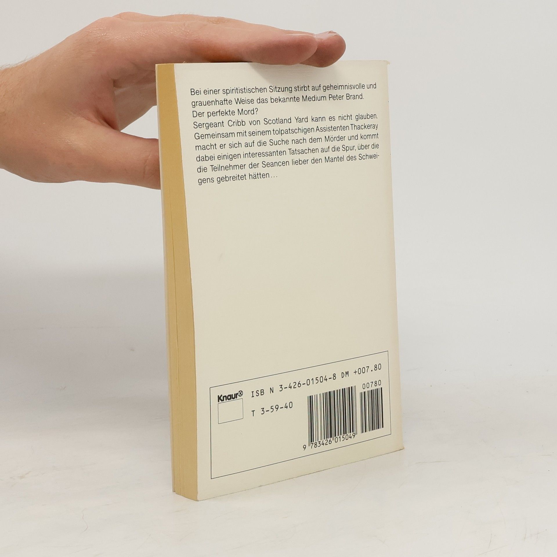 Peter Lovesey Tod eines Mediums. Roman.