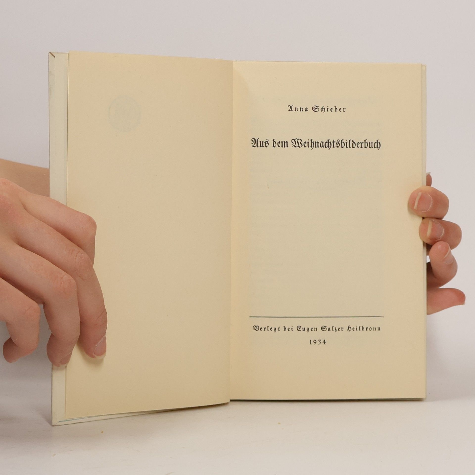 Anna Schieber Aus dem Weihnachtsbilderbruch