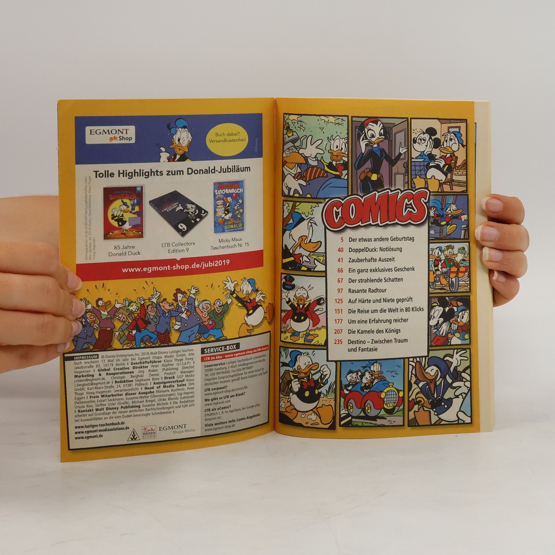 Walt Disney Lustiges Taschenbuch 520. 85 Jahre Donald Duck