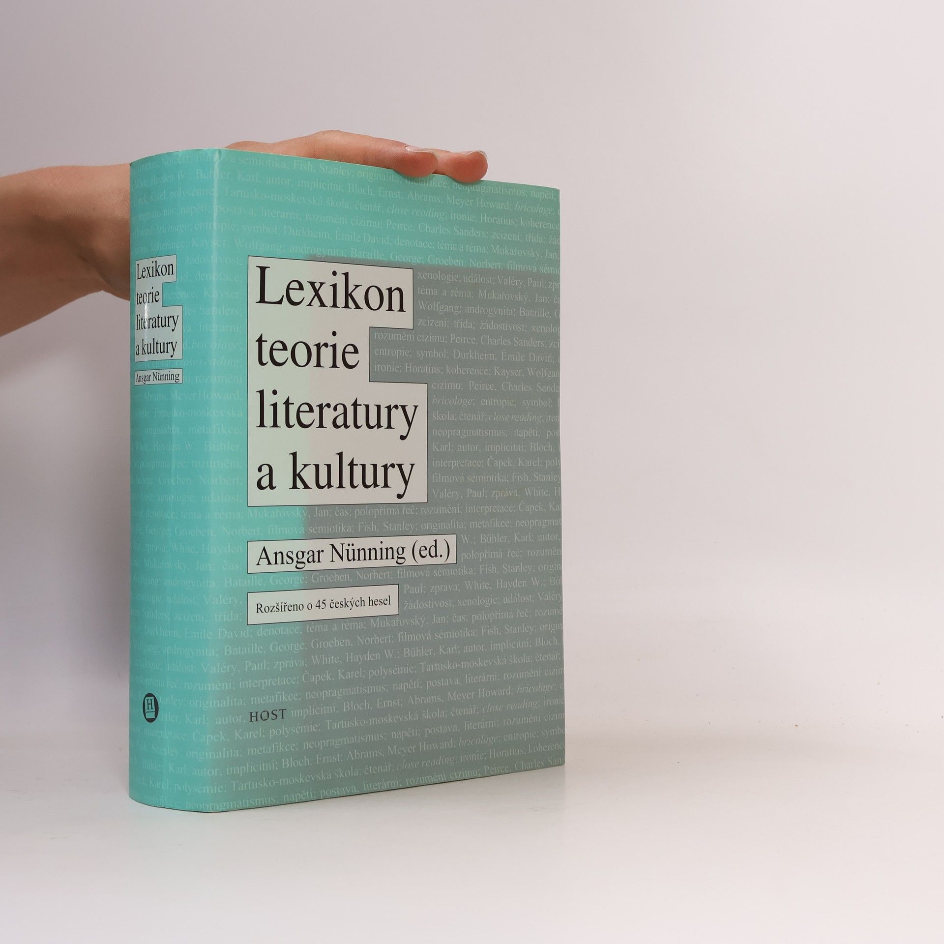 Ansgar Nünning Lexikon teorie literatury a kultury: koncepce - osobnosti - základní pojmy