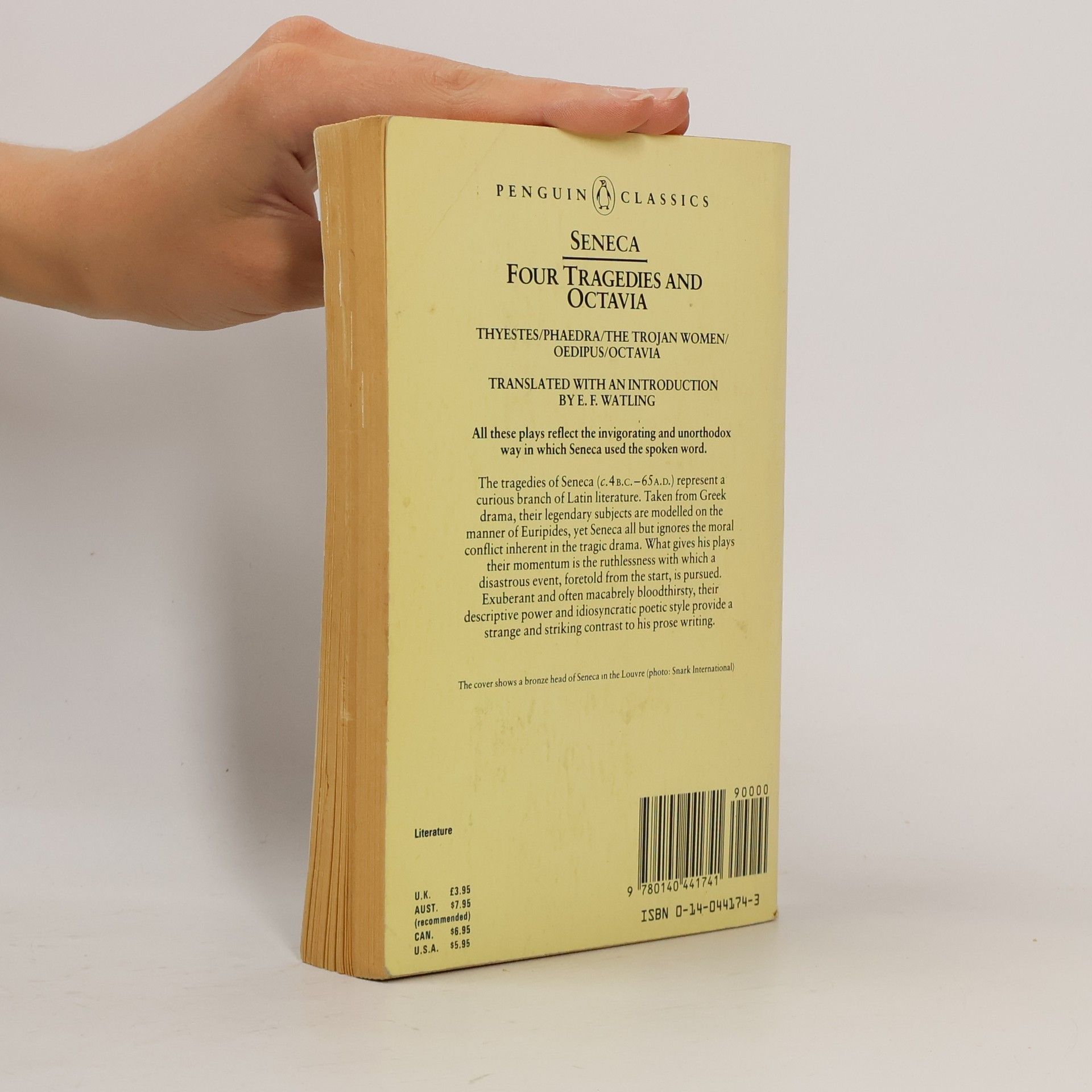 Lucius Annaeus Seneca Penguin Classics: Four Tragedies and Octavia