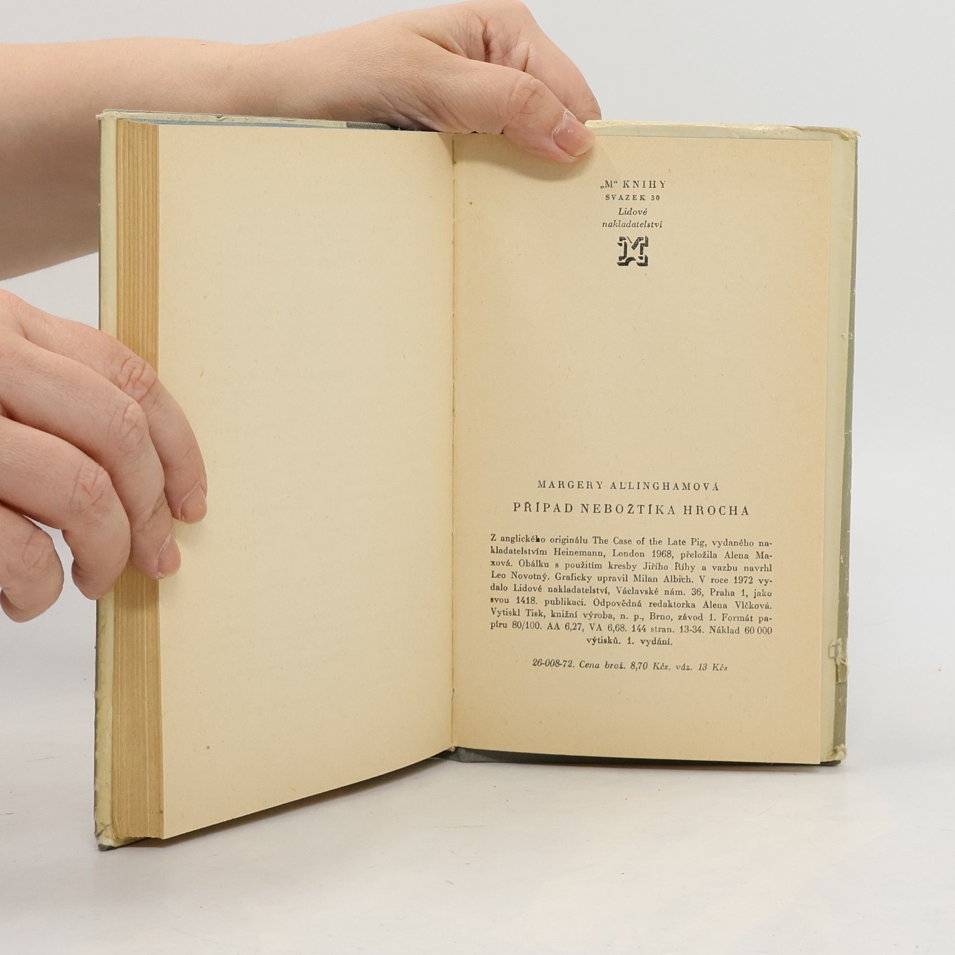 Margery Allingham Případ nebožtíka Hrocha