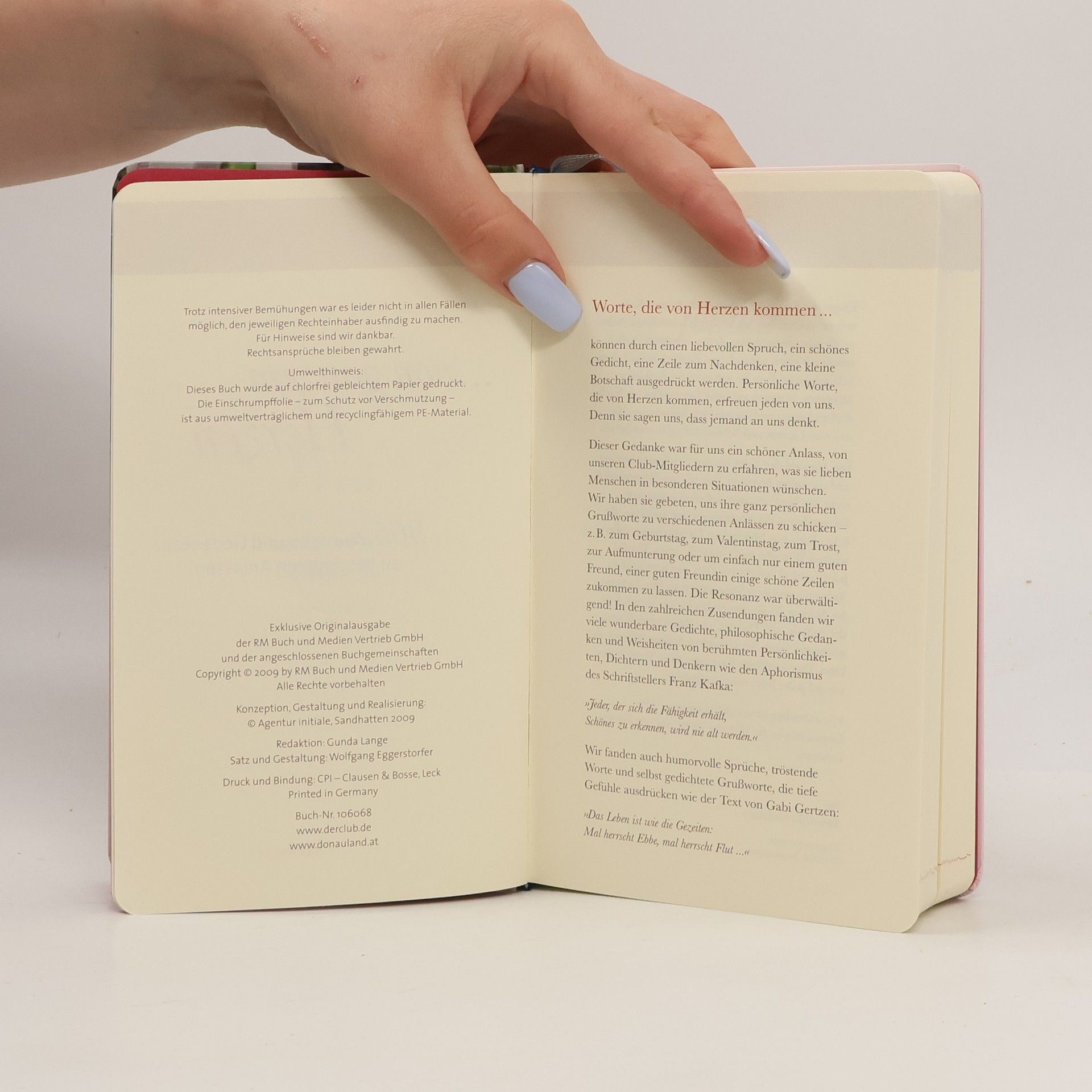 Various authors …Von ganzem Herzen