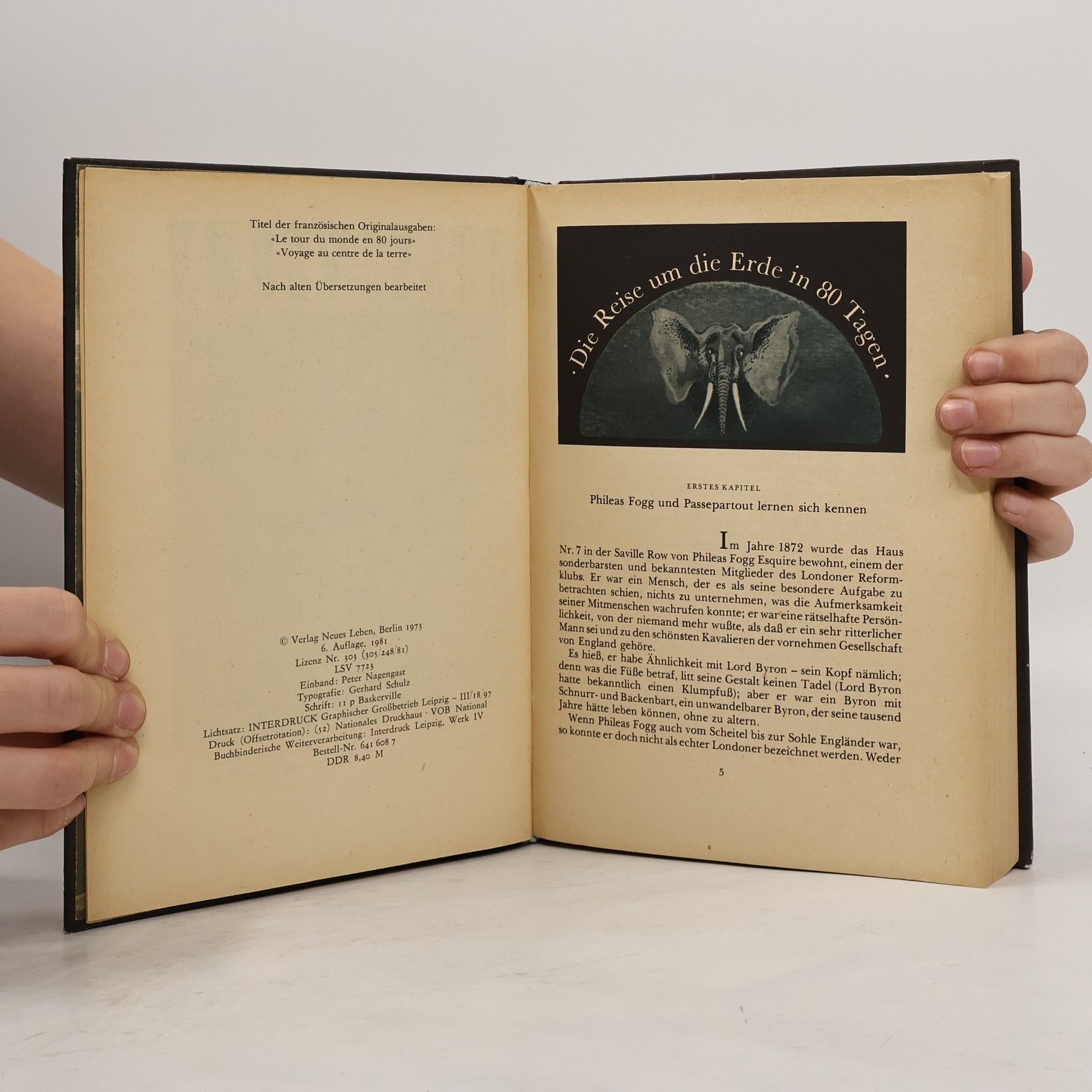 Jules Verne Die Reise um die Erde in 80 Tagen. Reise zum Mittelpunkt der Erde