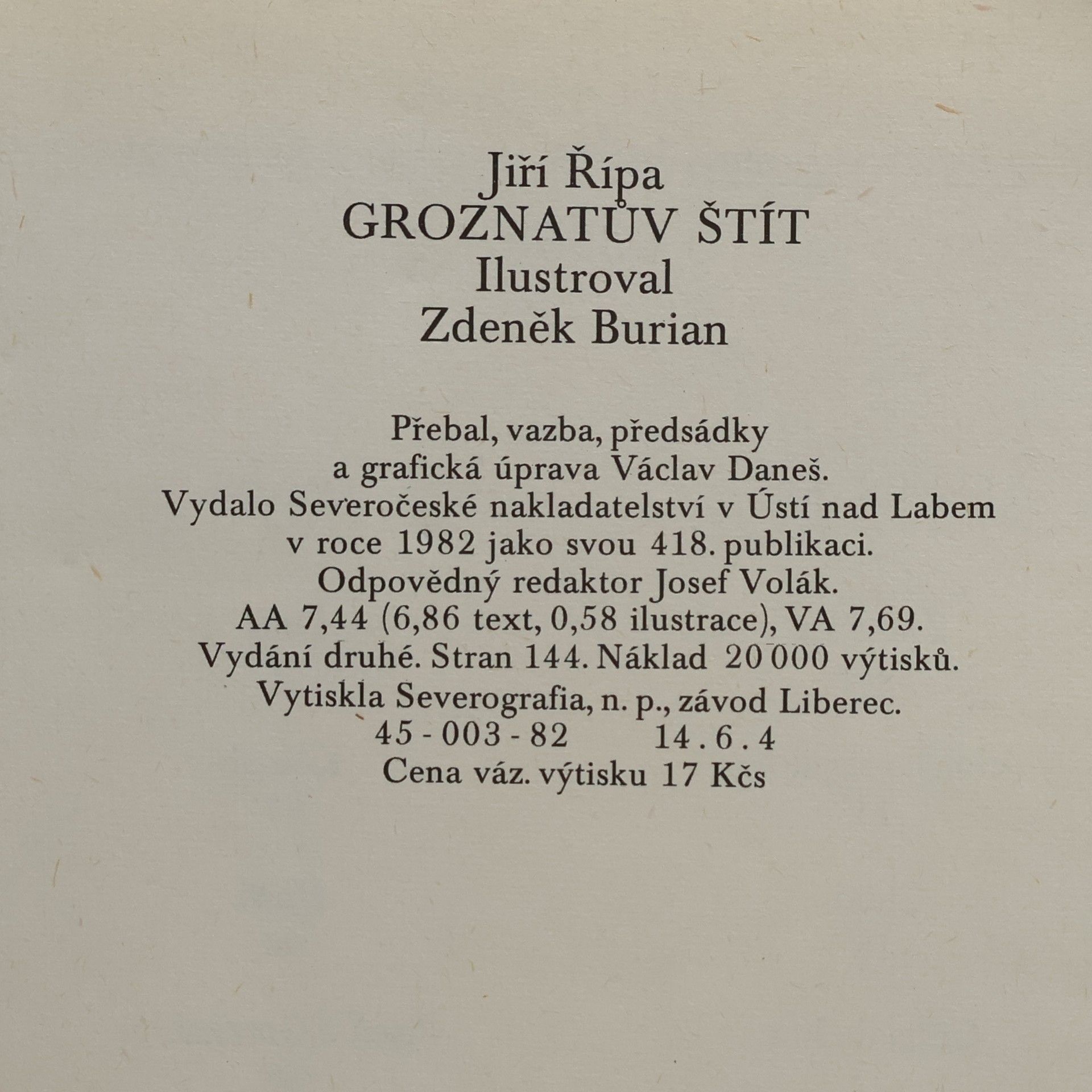 Jiří Řípa Groznatův štít