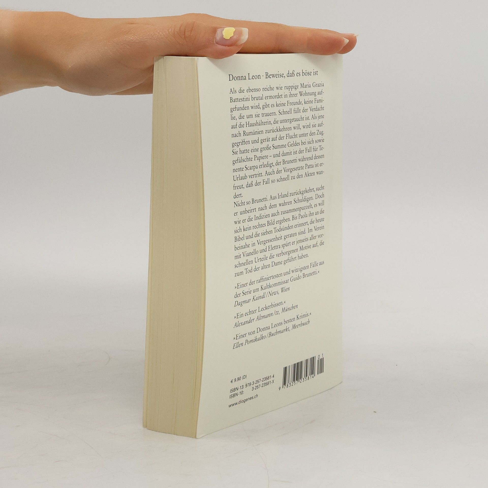 Donna Leon Beweise, daß es böse ist
