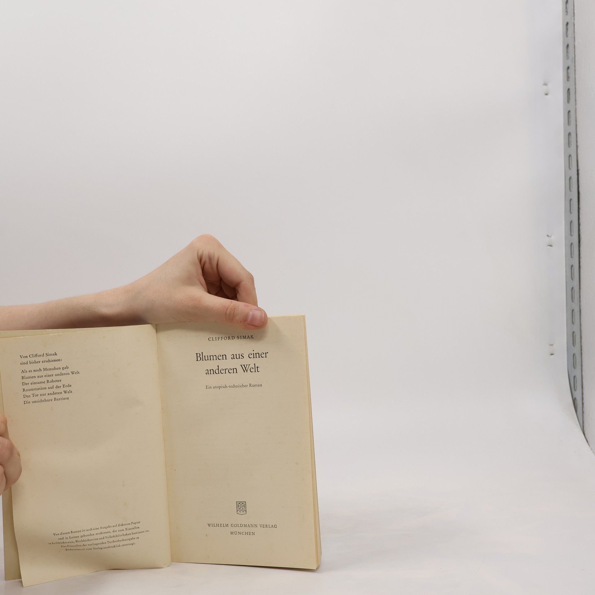 Clifford D. Simak Blumen aus einer anderen Welt