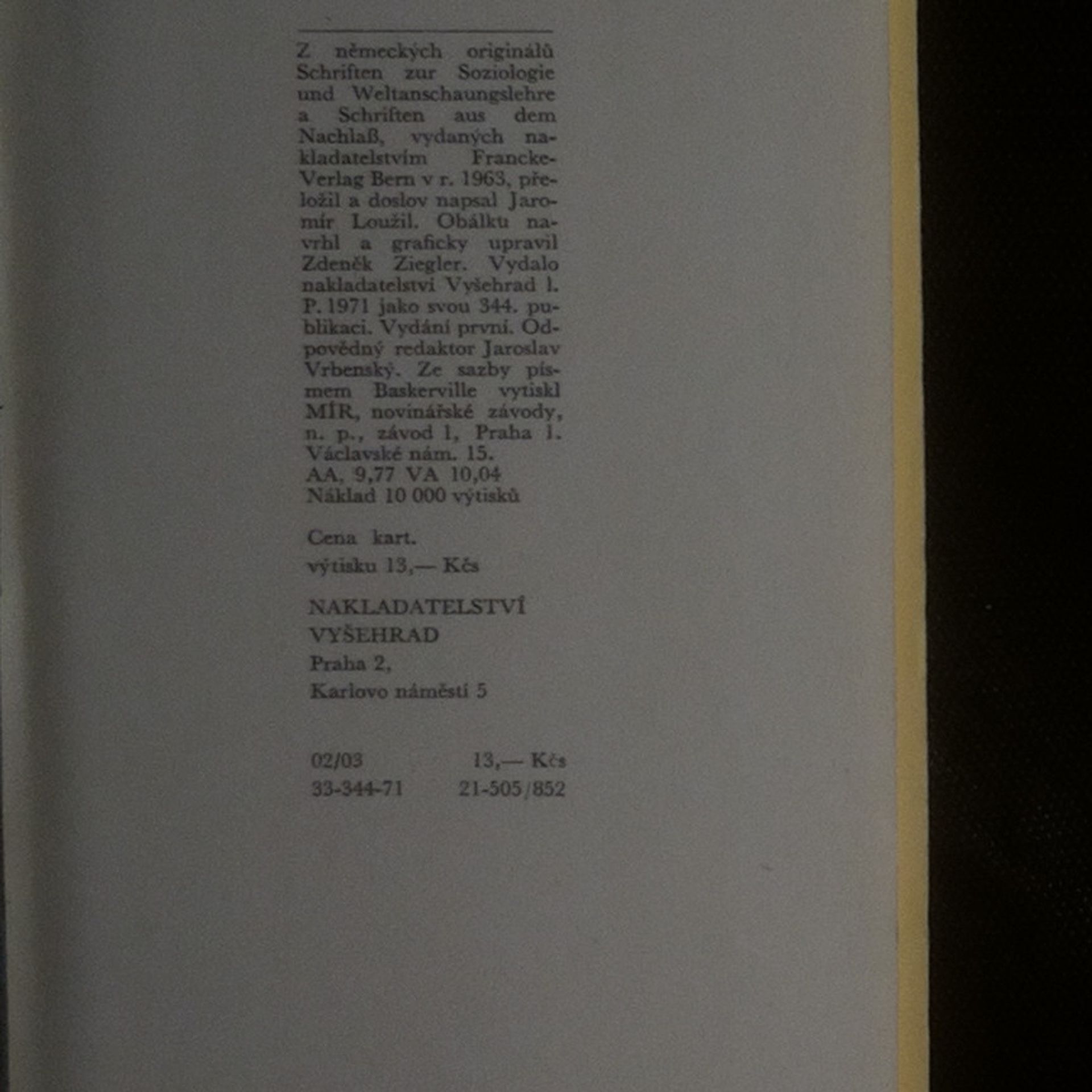 Max Scheler Řád lásky