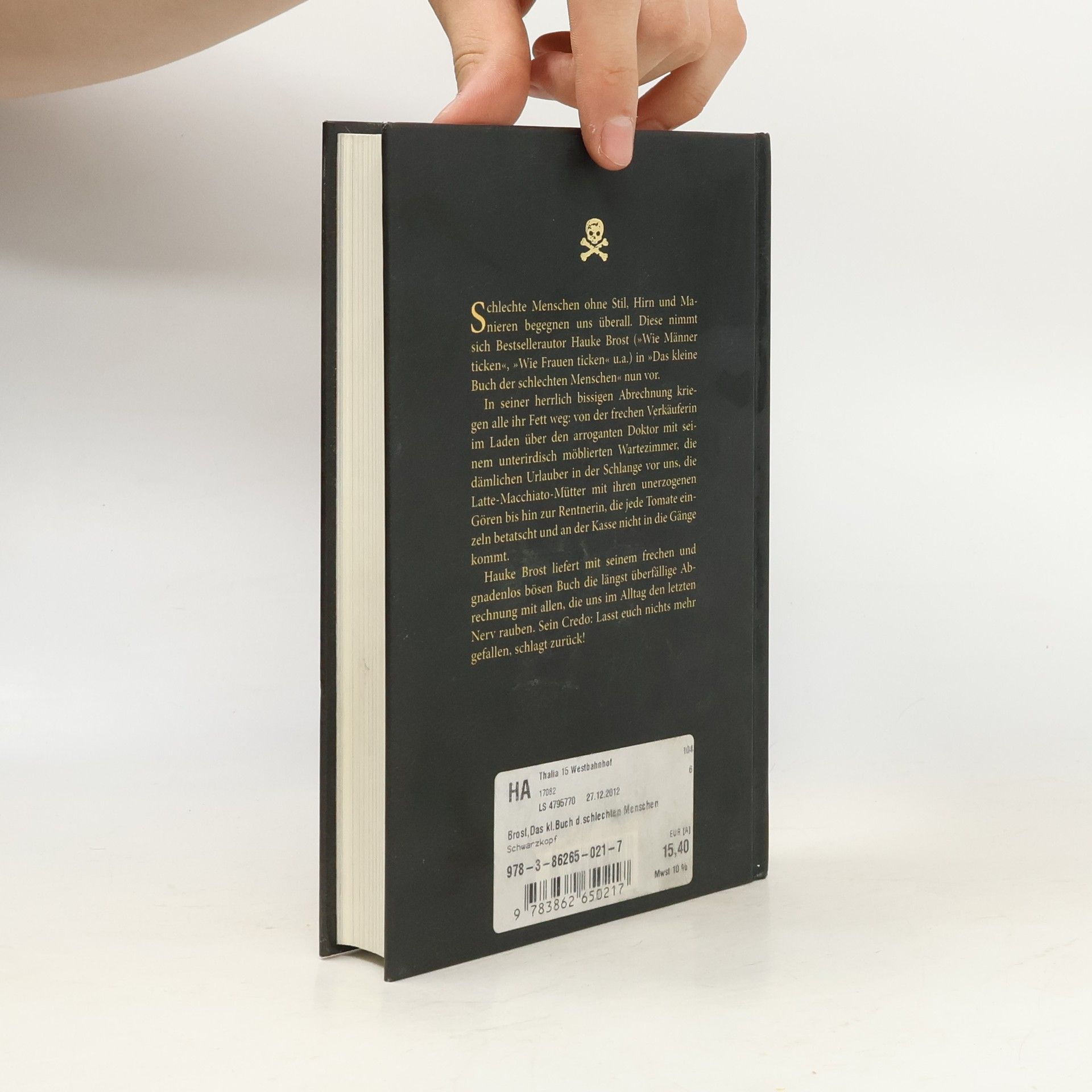 Hauke Brost Das kleine Buch der schlechten Menschen