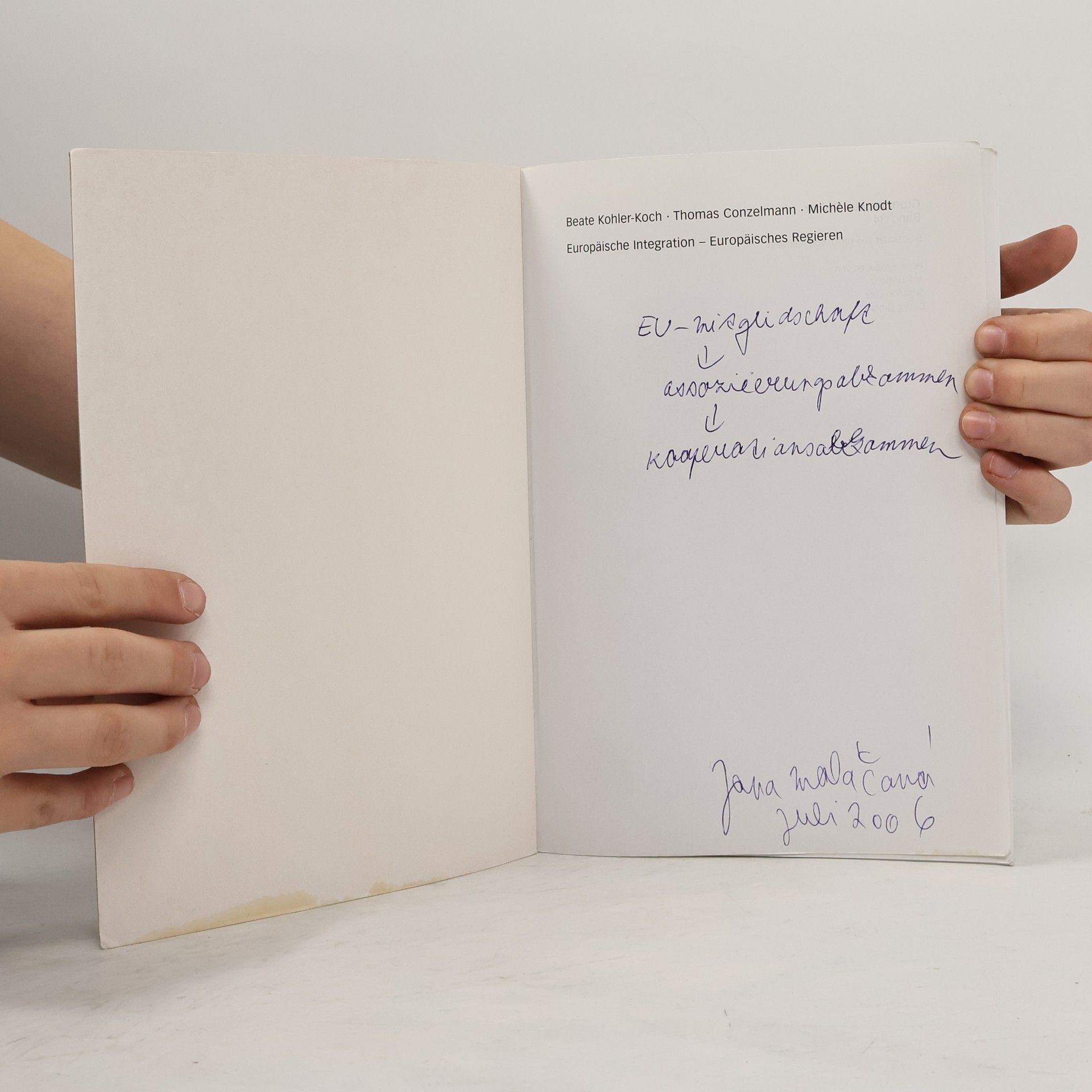 Beate Kohler Europäische Integration - europäisches Regieren