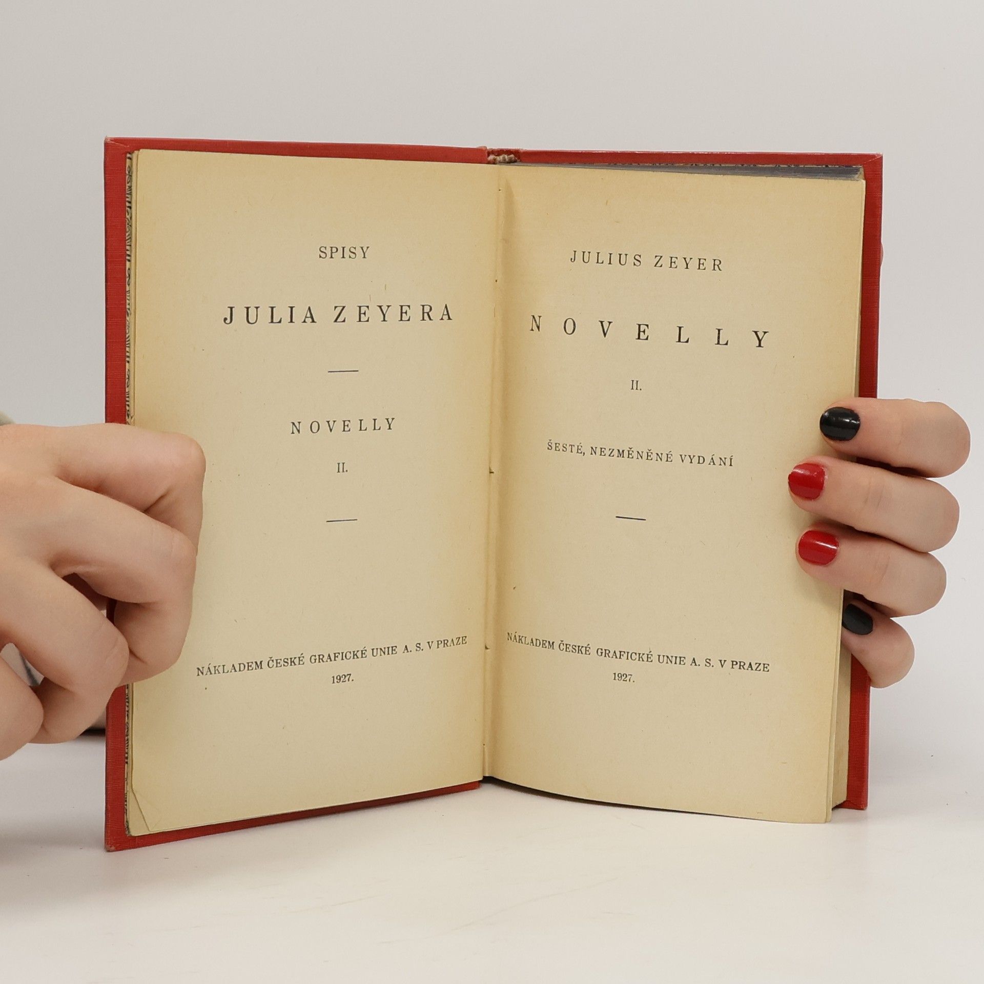 Julius Zeyer Novelly II.